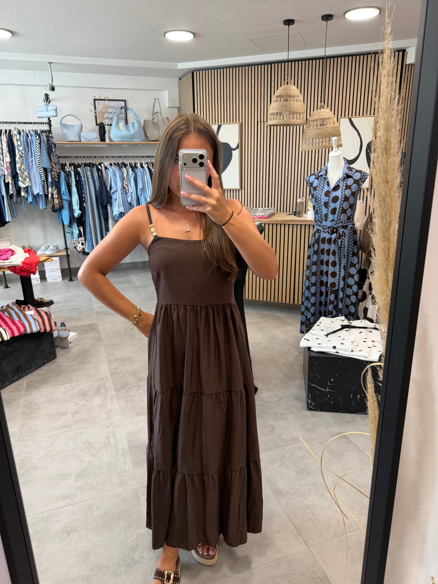 Kleid "Tierra" Schoko