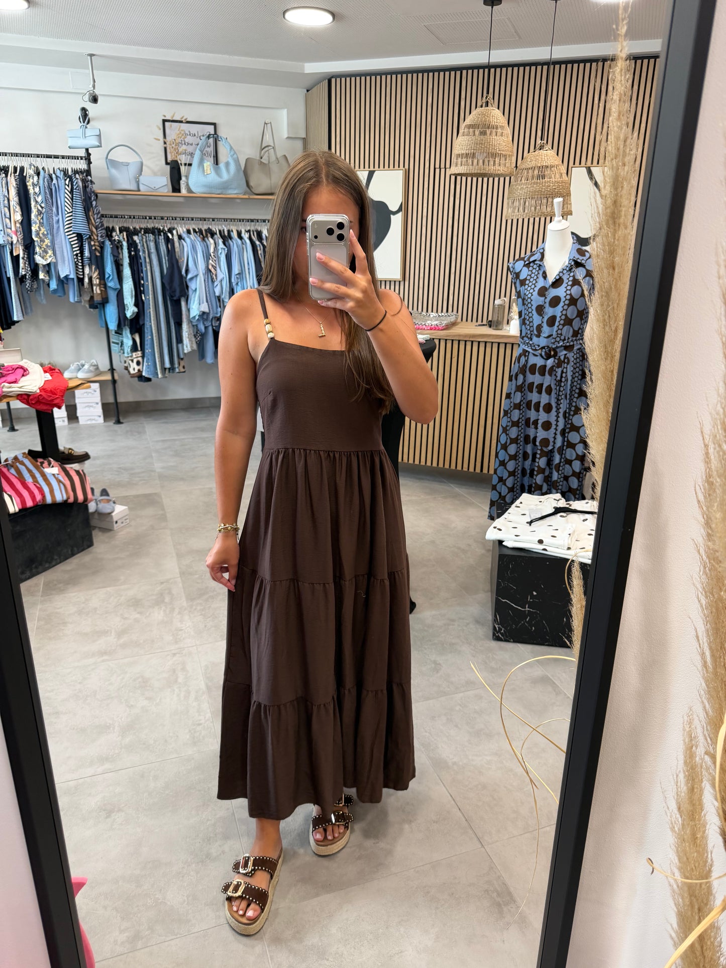 Kleid "Tierra" Schoko