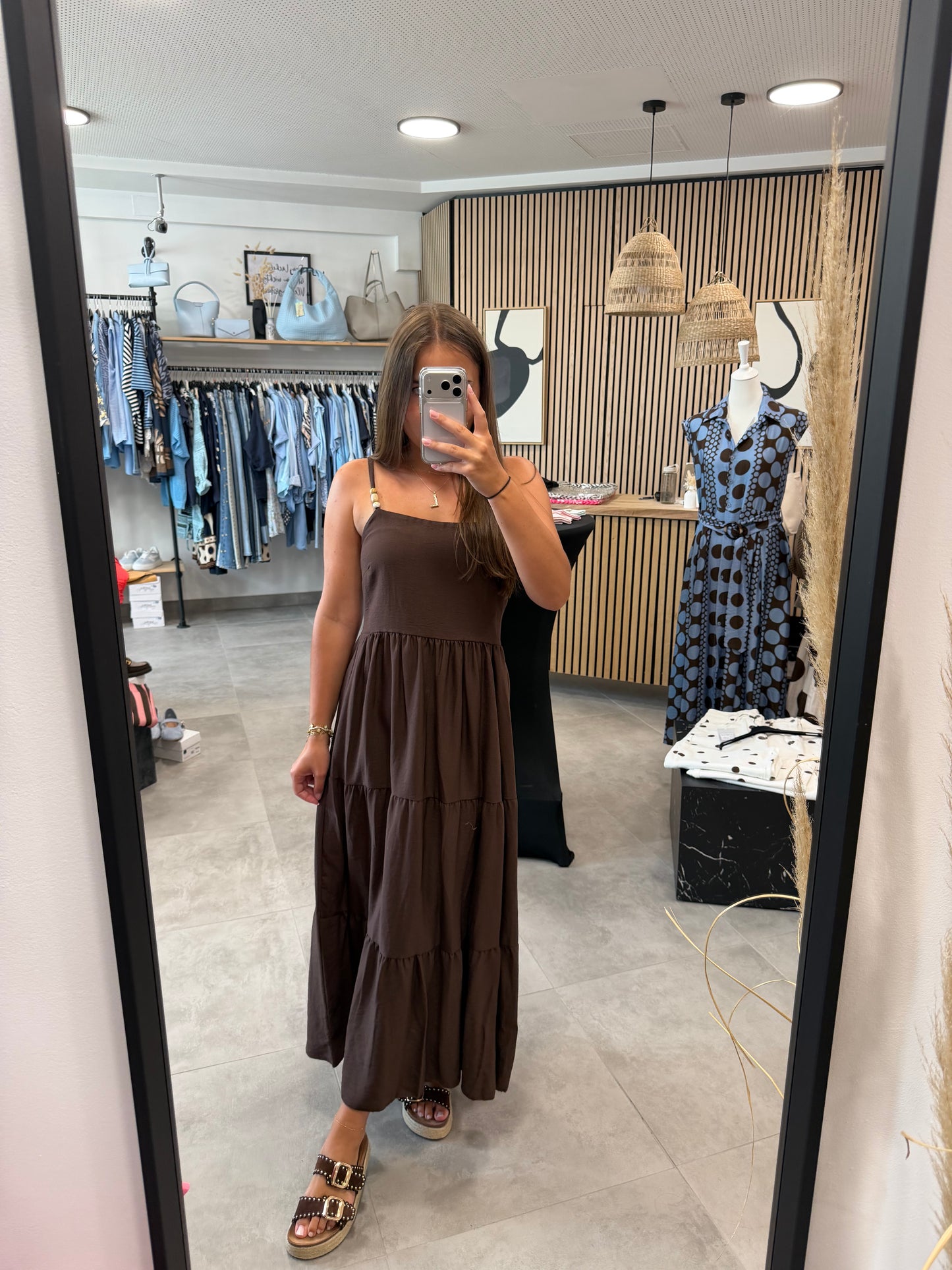 Kleid "Tierra" Schoko