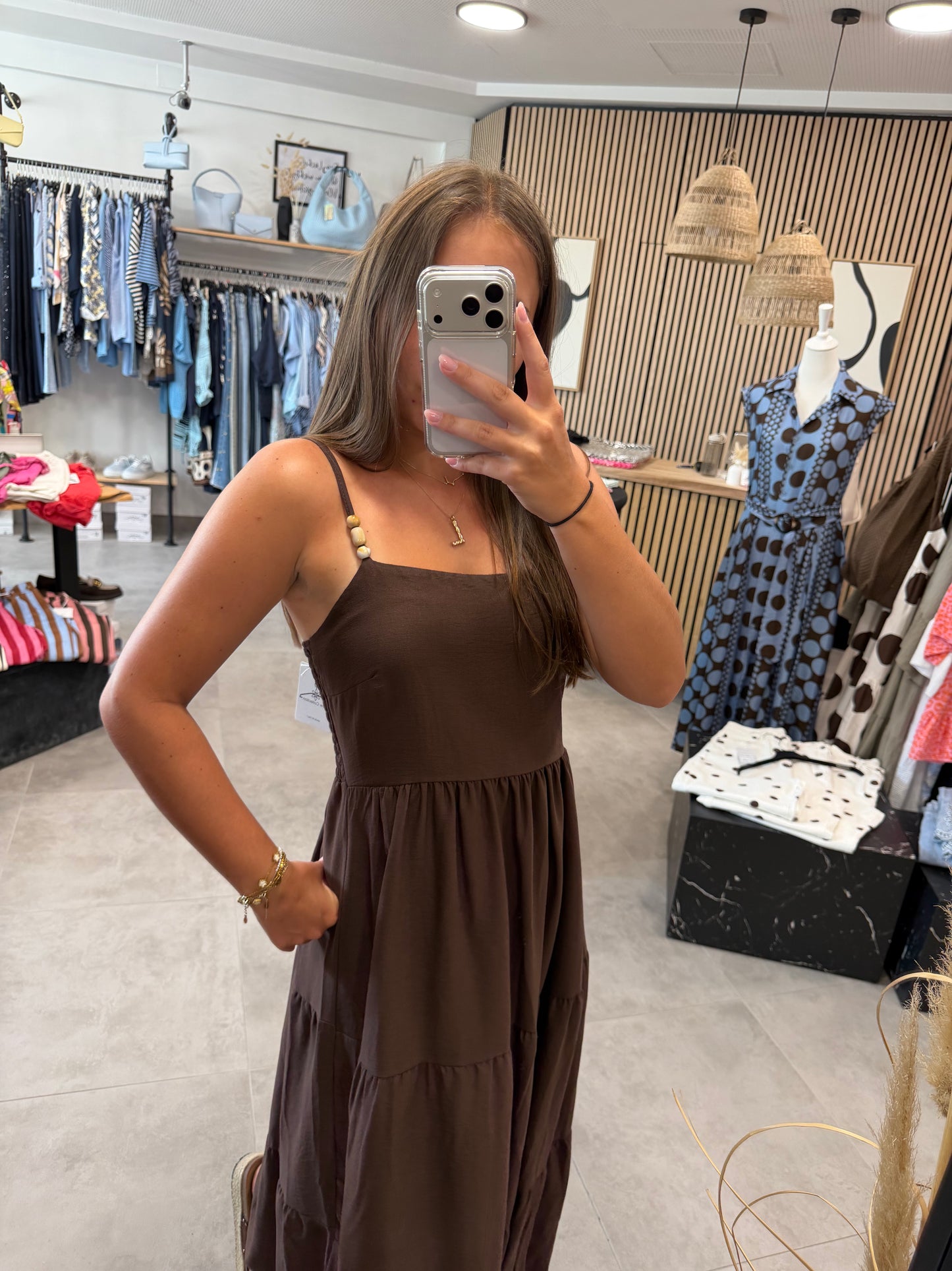 Kleid "Tierra" Schoko
