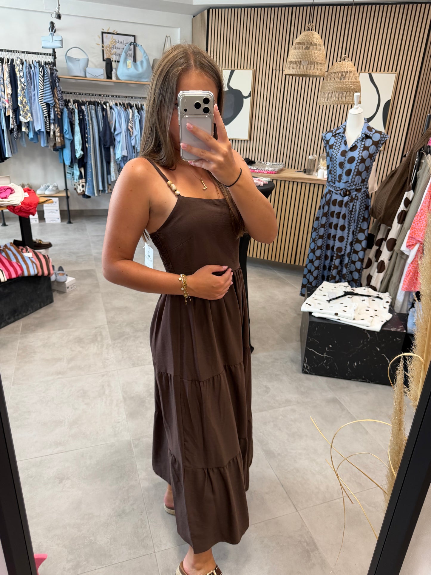 Kleid "Tierra" Schoko