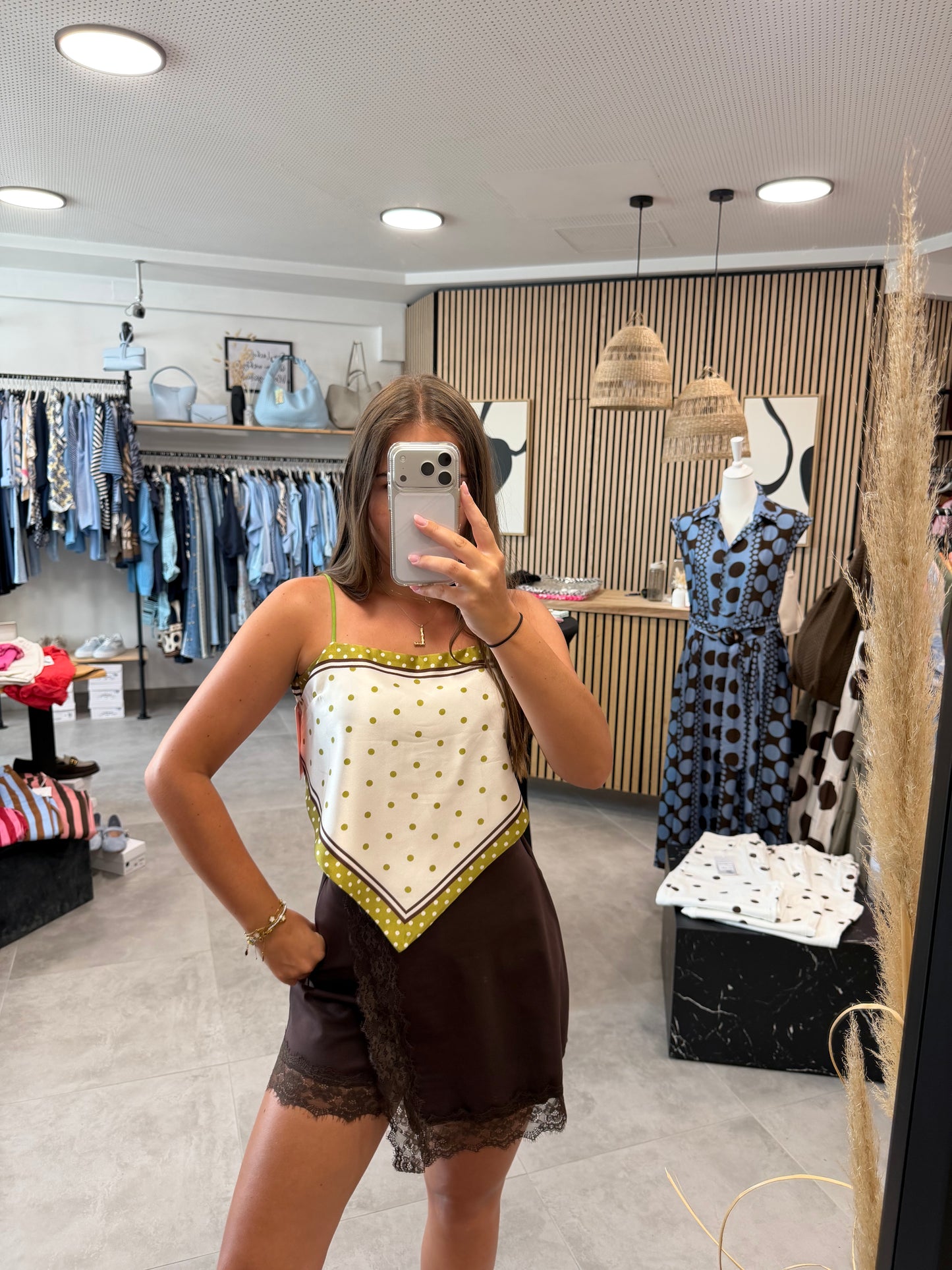 Top "Tuch" Grün
