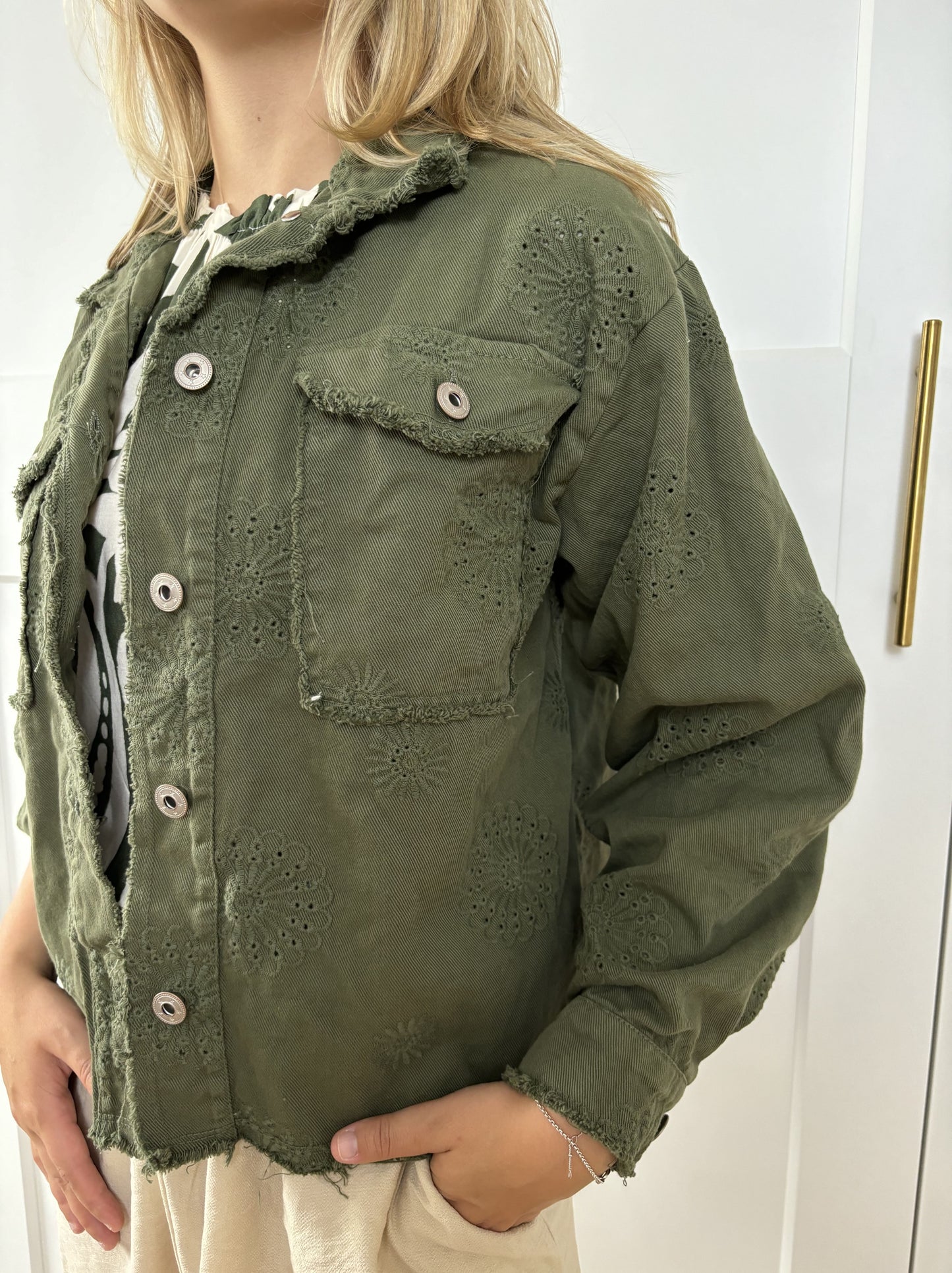 Jacke 202401 Olivegrün