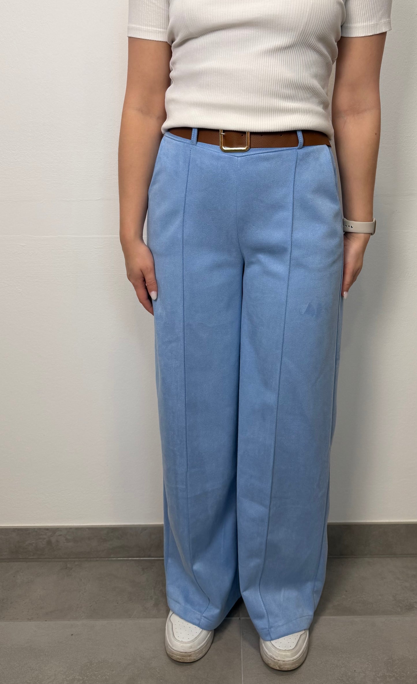 Hose "Line" Hellblau