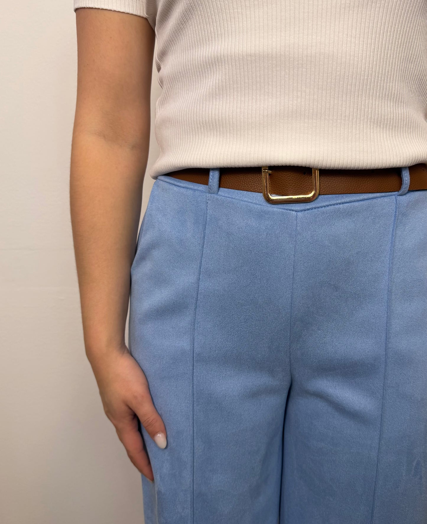 Hose "Line" Hellblau