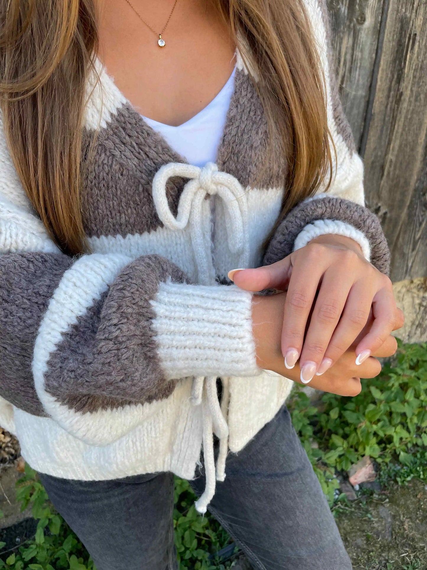 Cardigan "Nelly" Taupe