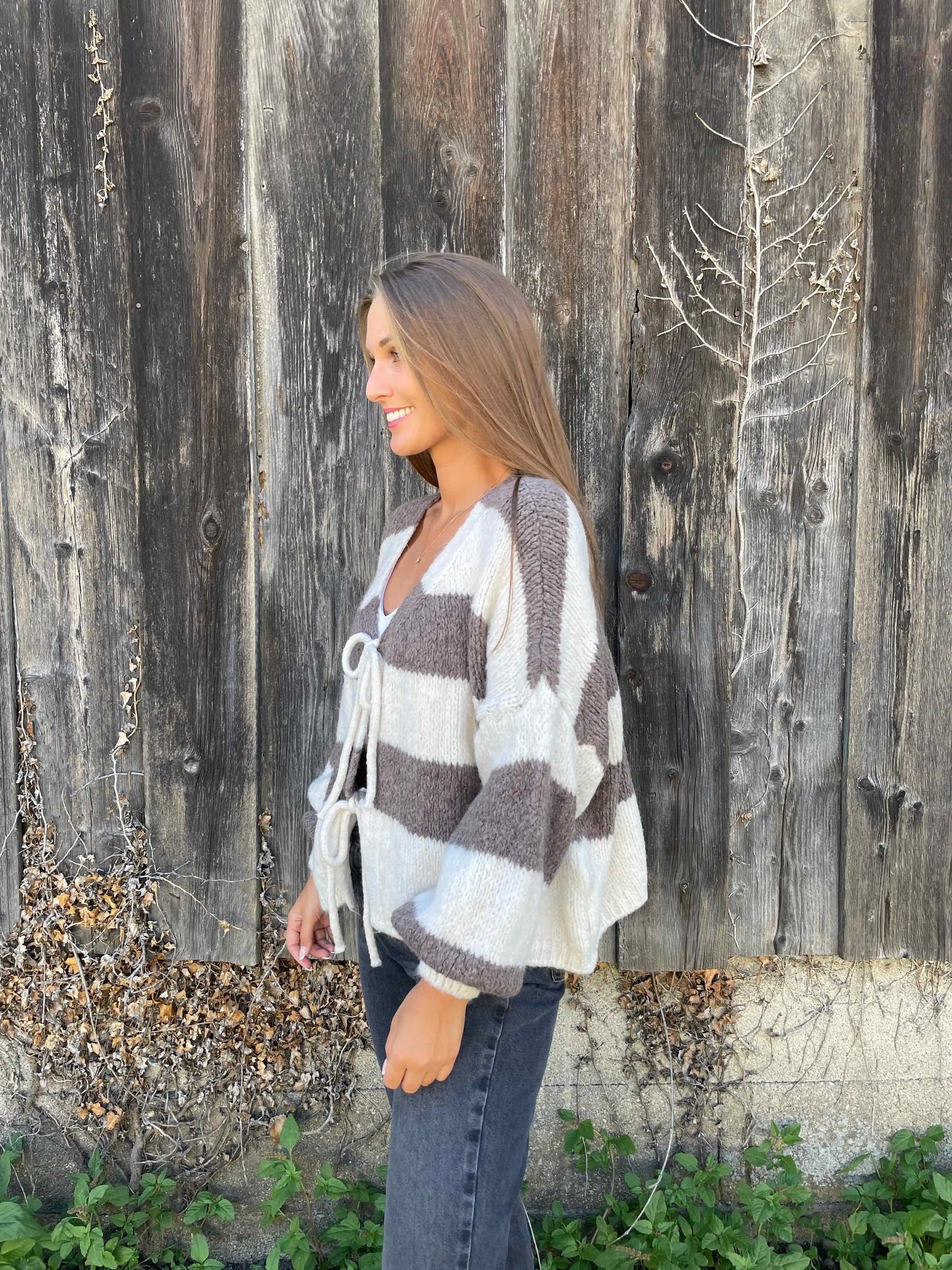 Cardigan "Nelly" Taupe