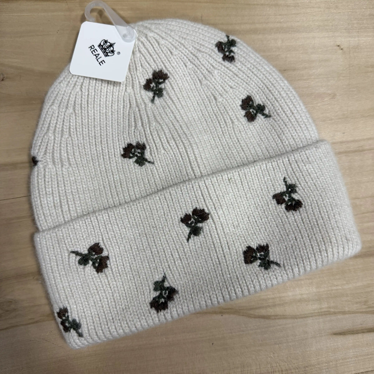 Beanie "Flora" Beige