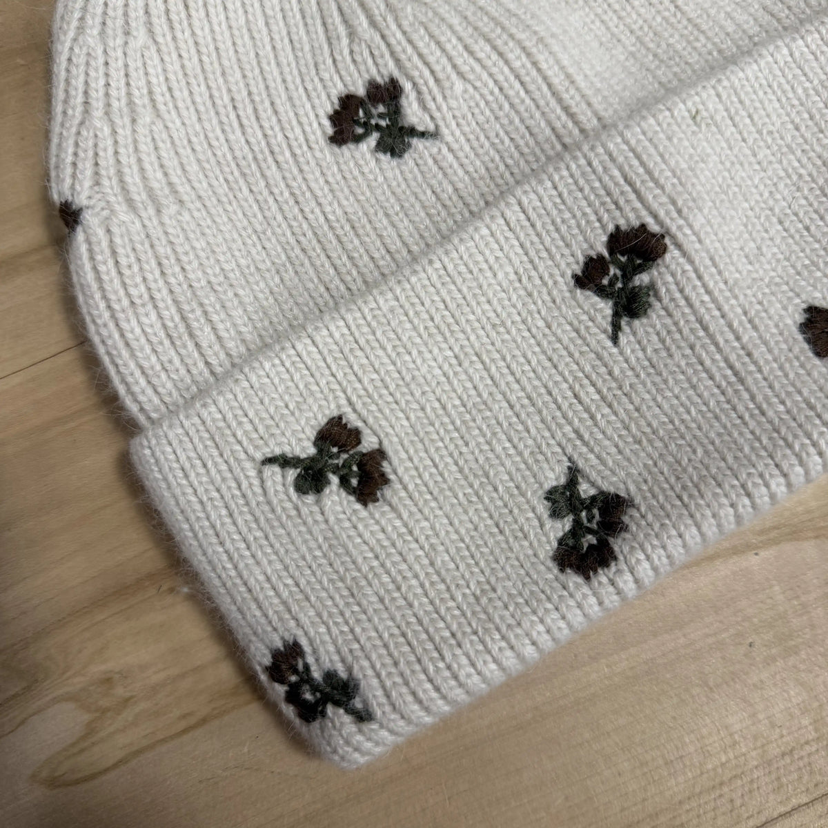 Beanie "Flora" Beige