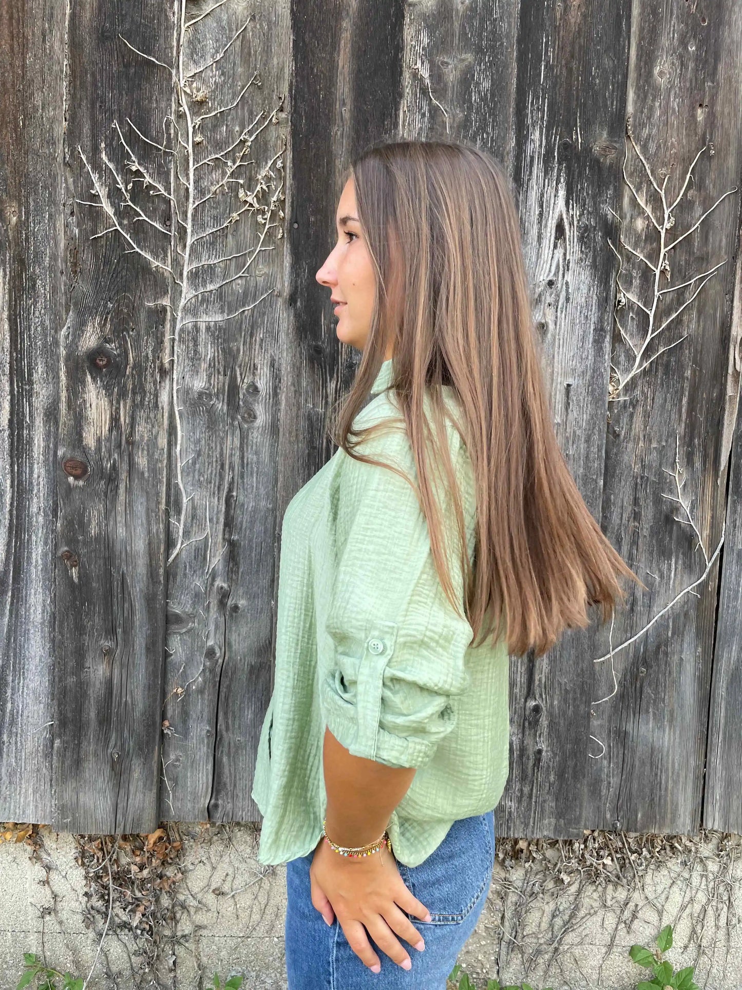 Bluse "Rusty" Limette