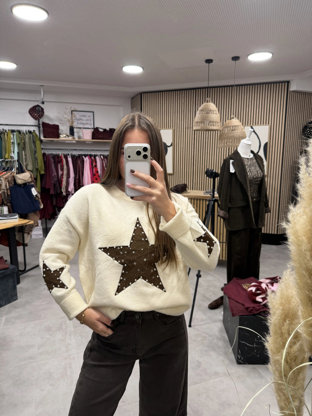 Pullover "Stardust" Offwhite