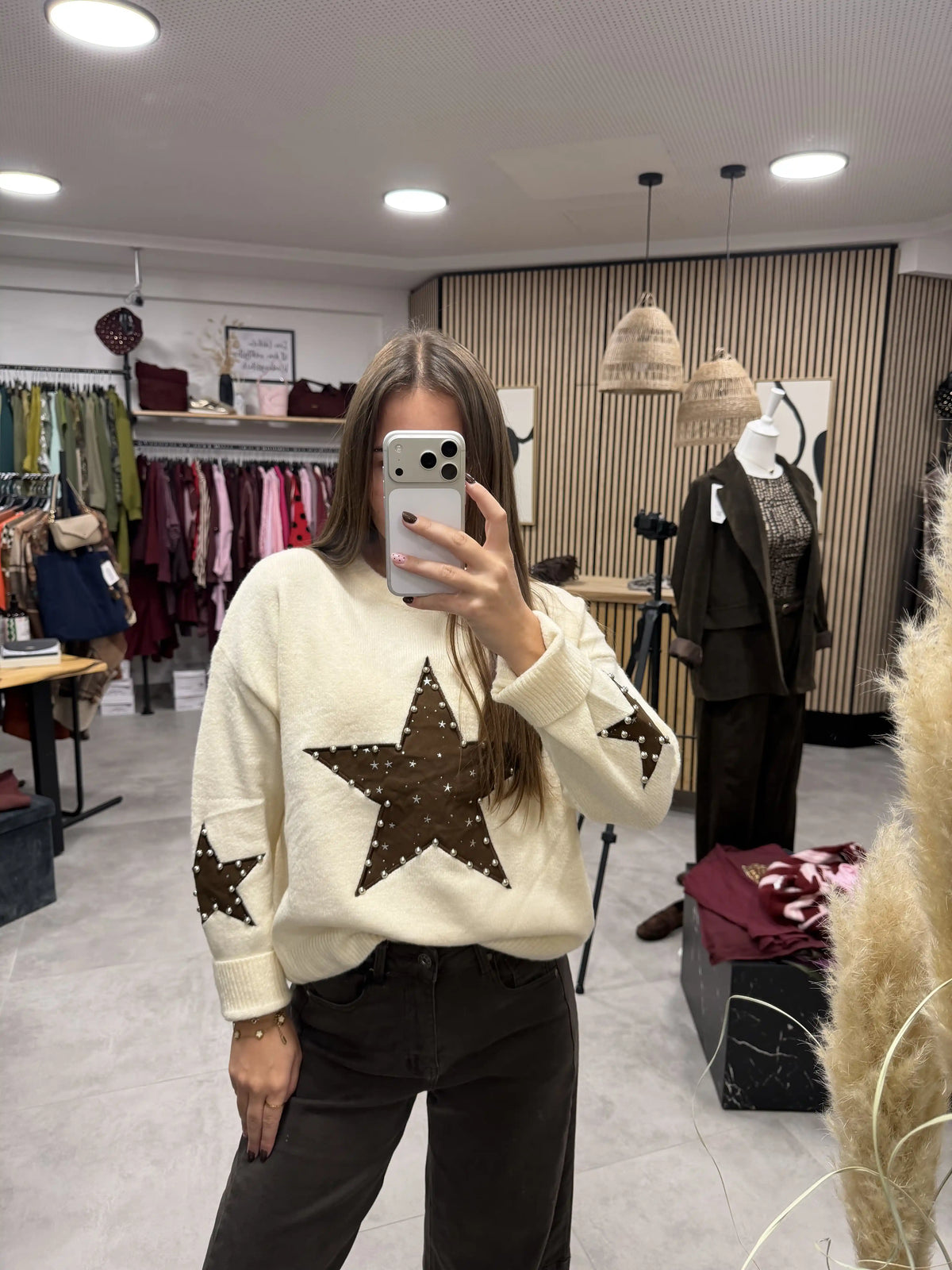 Pullover "Stardust" Offwhite