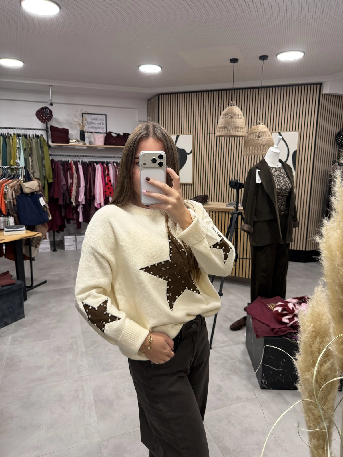 Pullover "Stardust" Offwhite