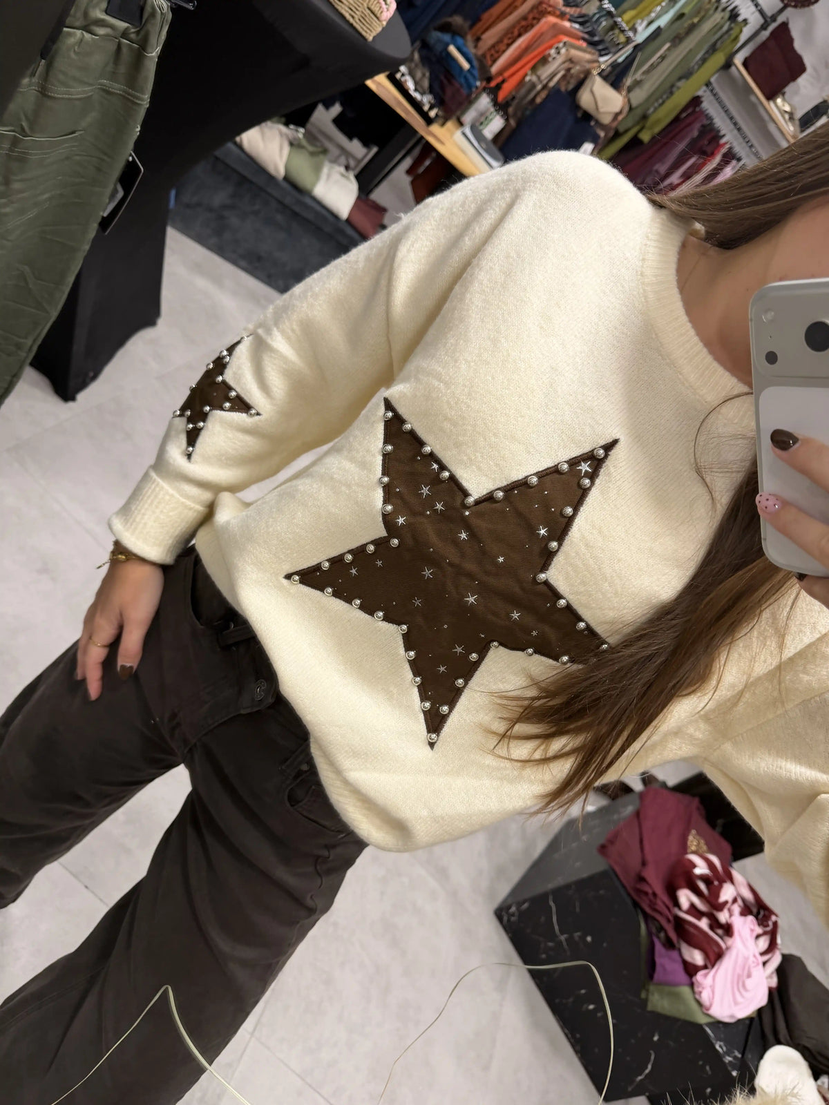 Pullover "Stardust" Offwhite