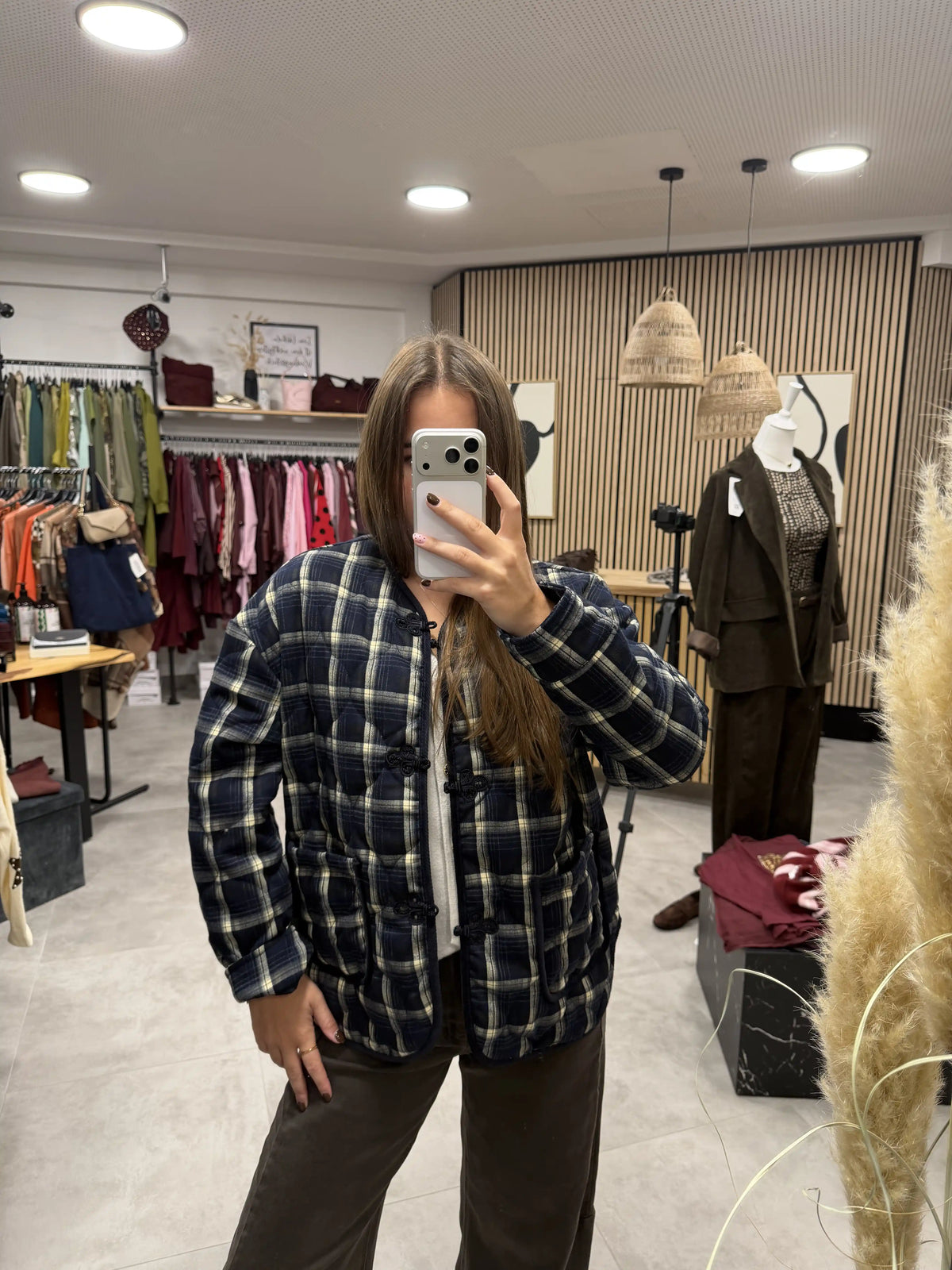 Steppjacke "Karolaw" Blau