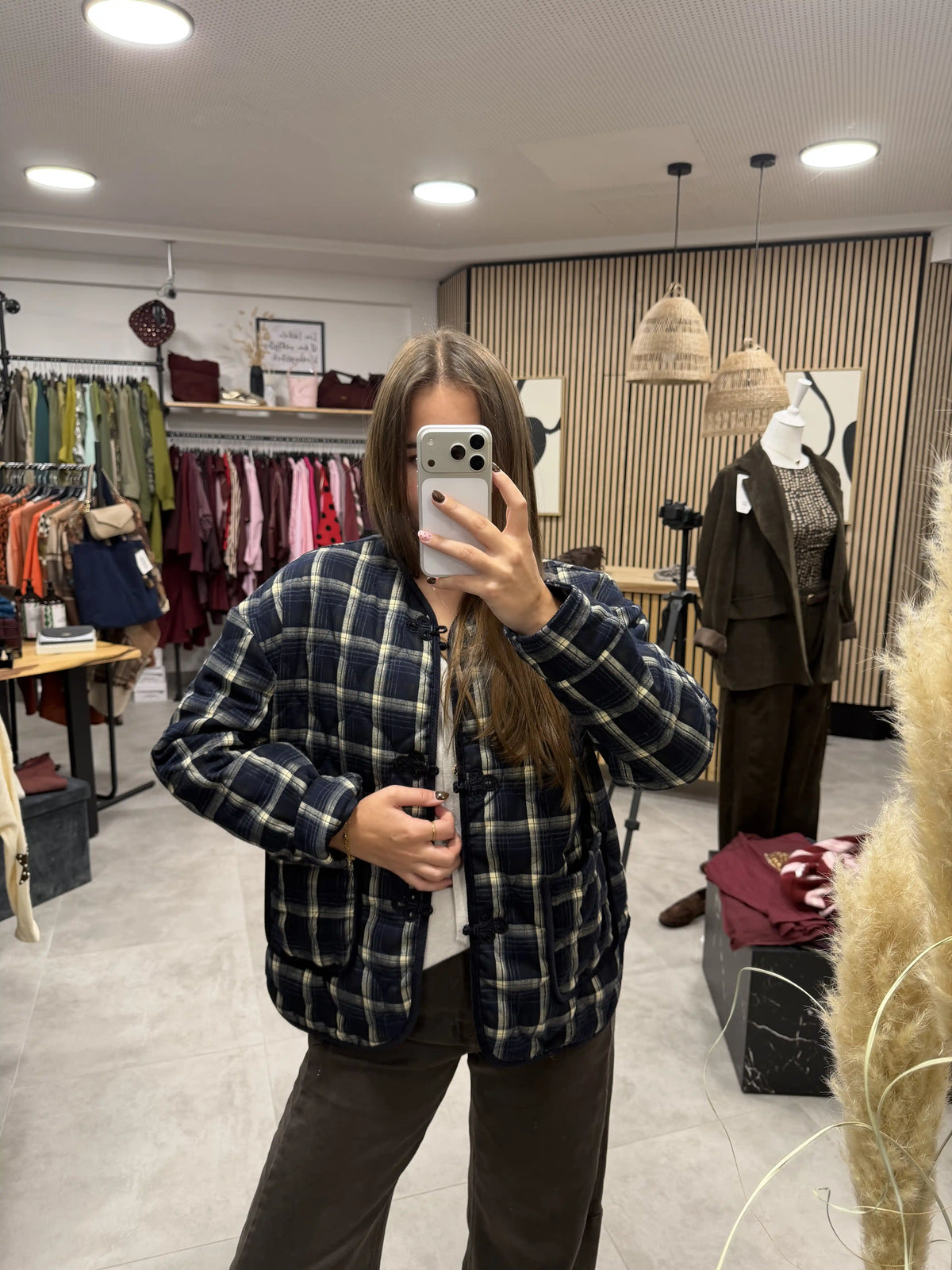 Steppjacke "Karolaw" Blau