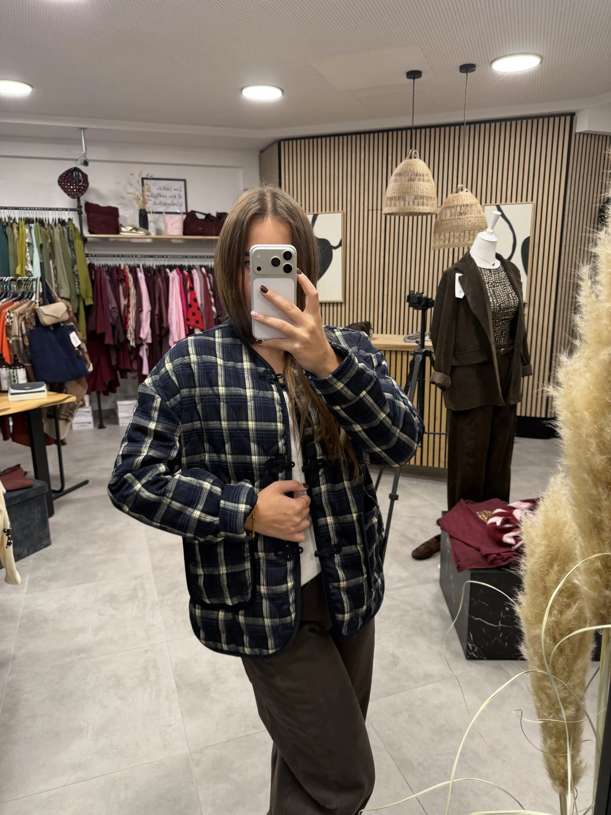 Steppjacke "Karolaw" Blau