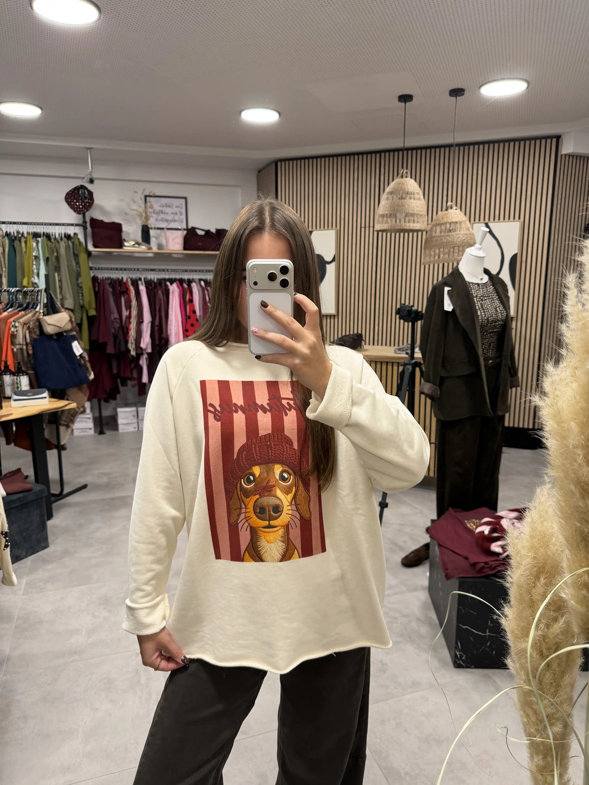Baumwollpullover "Dackel Mood"