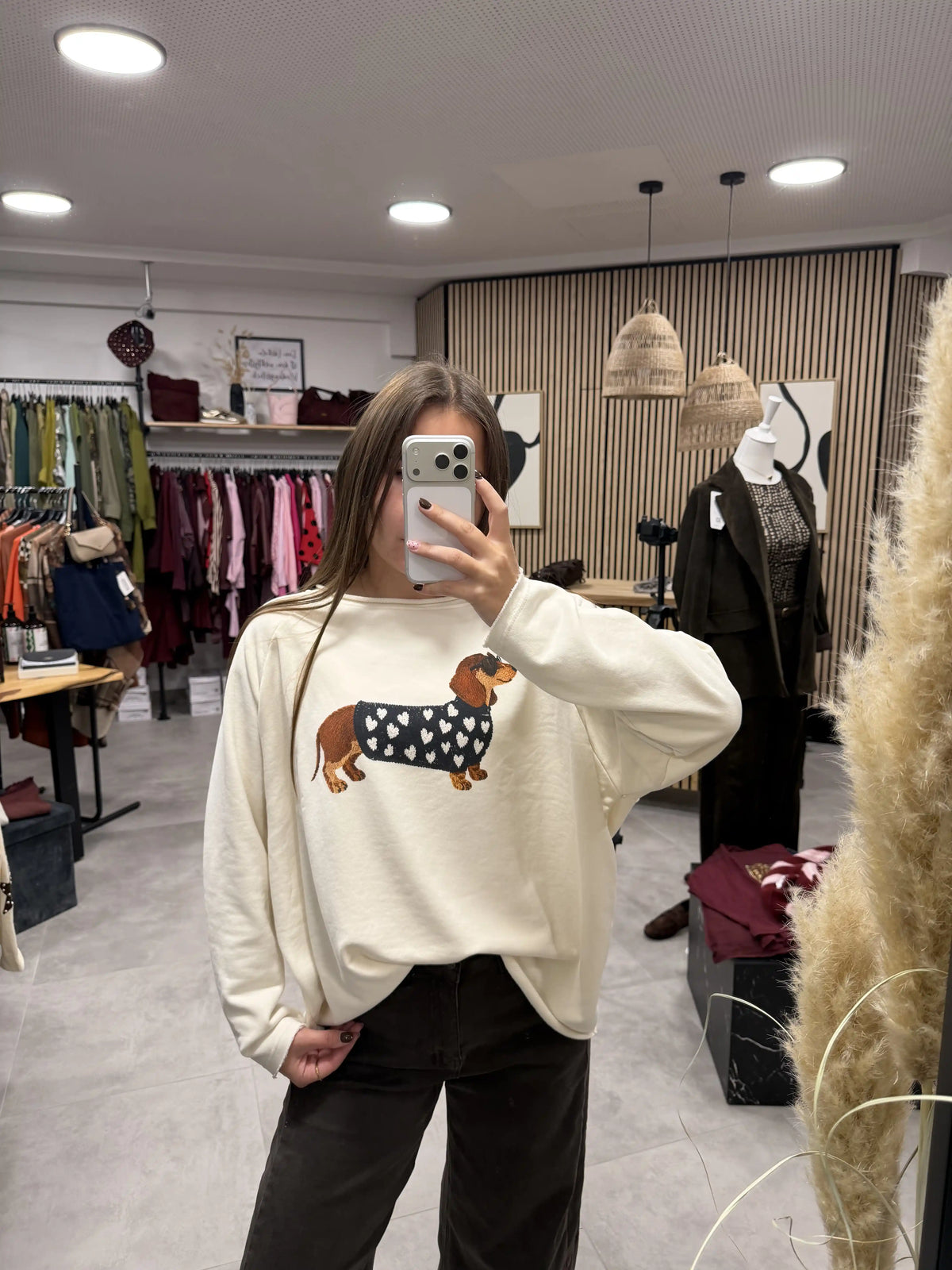 Baumwollpullover "Dackel Mood" II