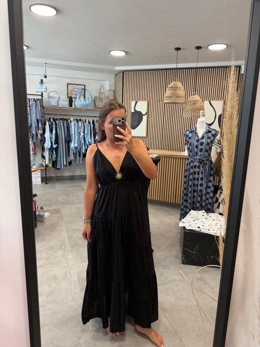 Kleid "Goldsonne" Schwarz