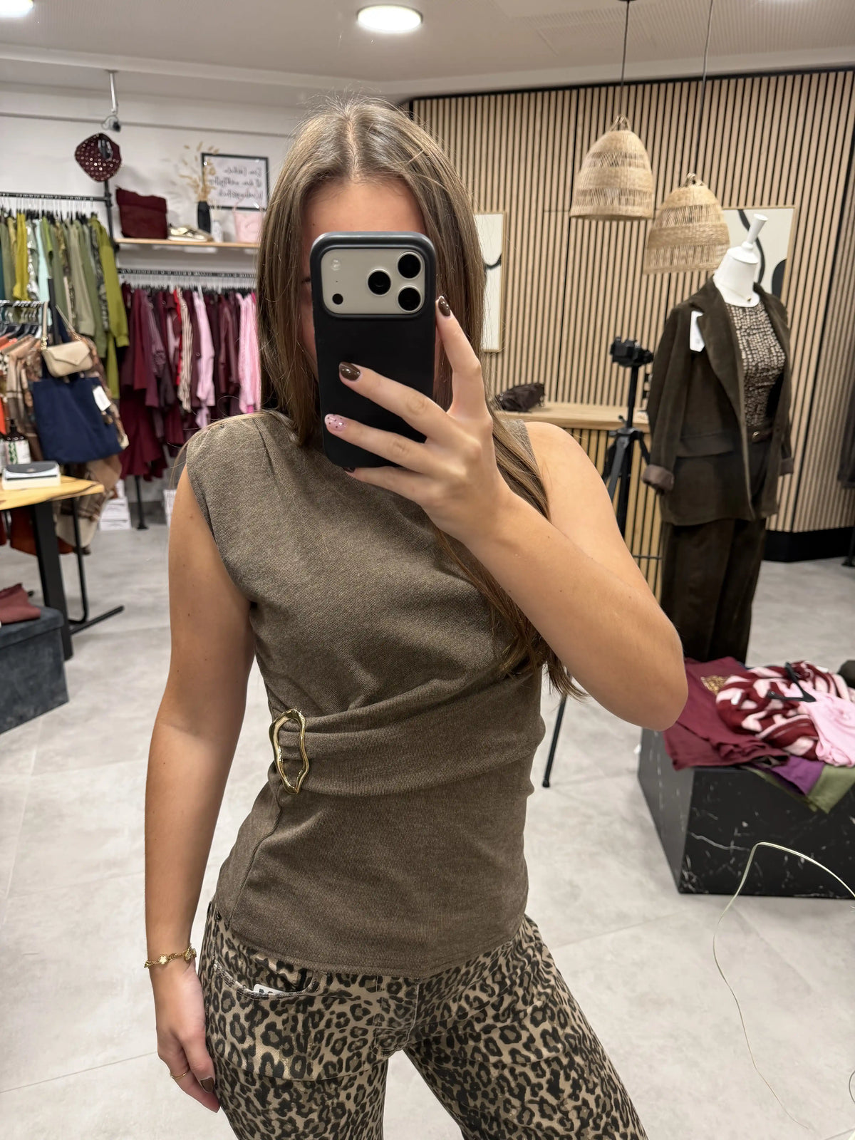 Stricktop "Cinch" Taupe