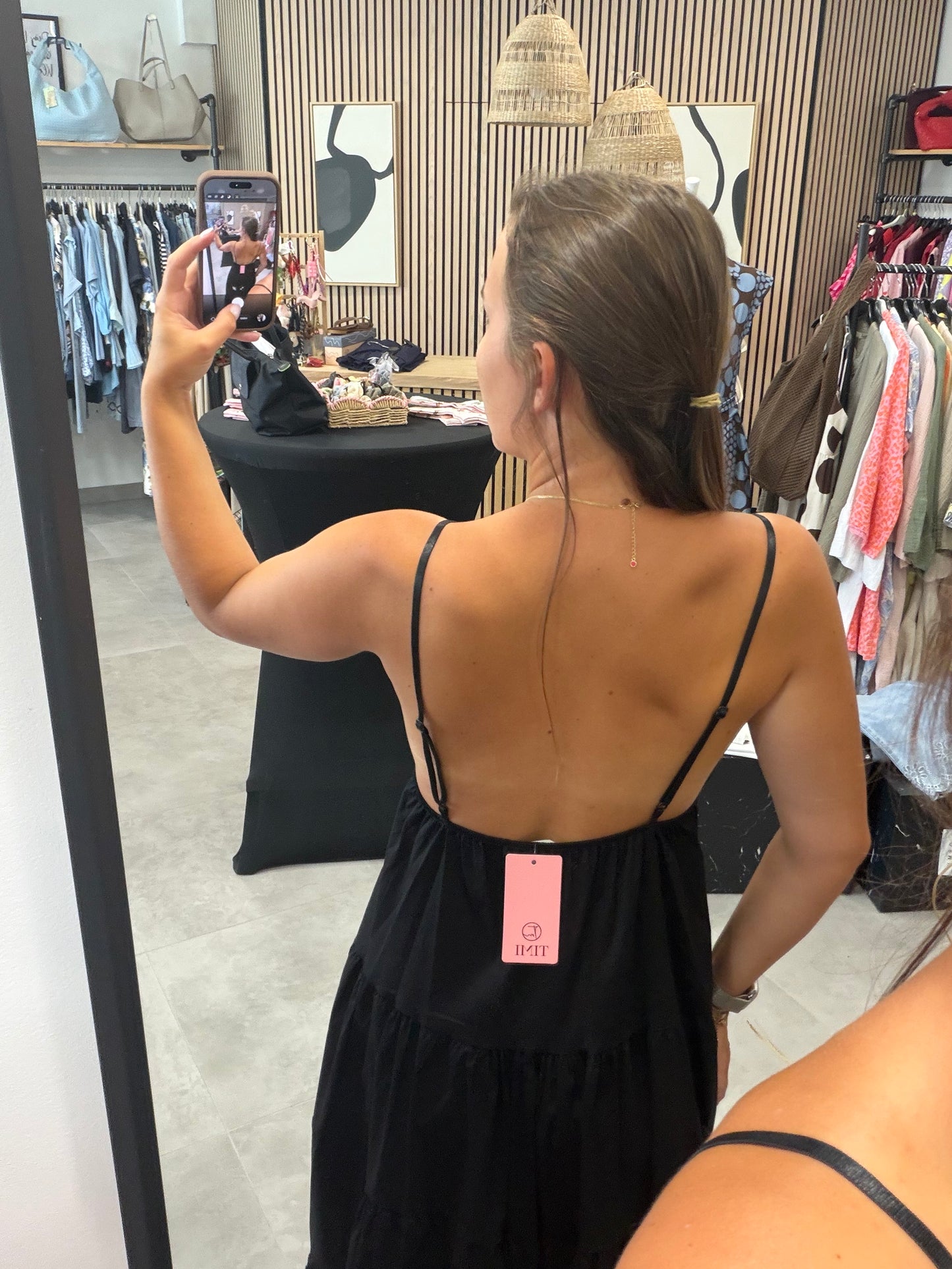 Kleid "Goldsonne" Schwarz