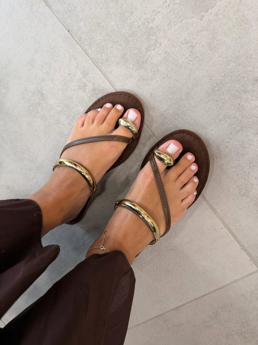 Sandale "Goldenchoco"
