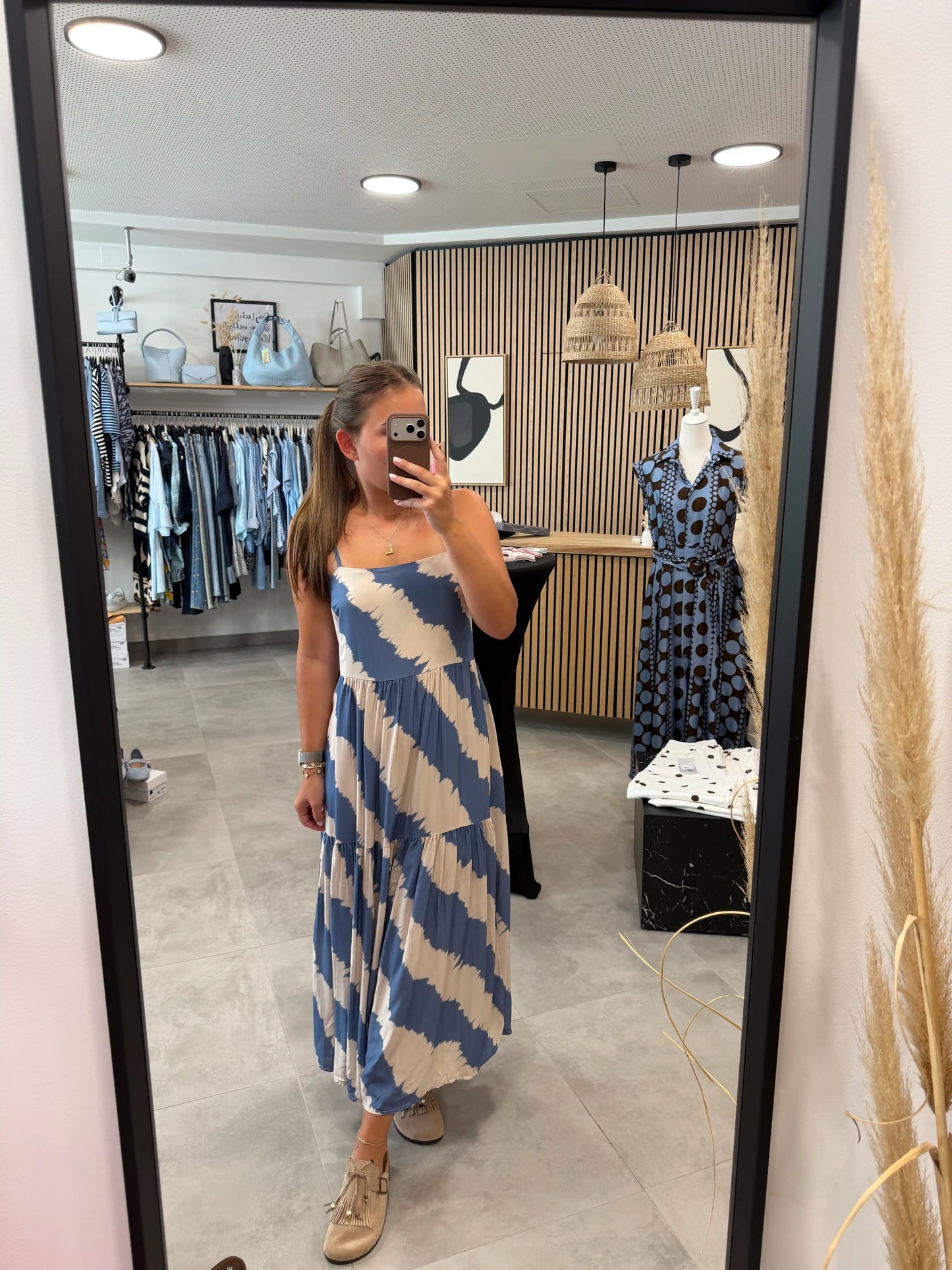 Kleid "River" Blau