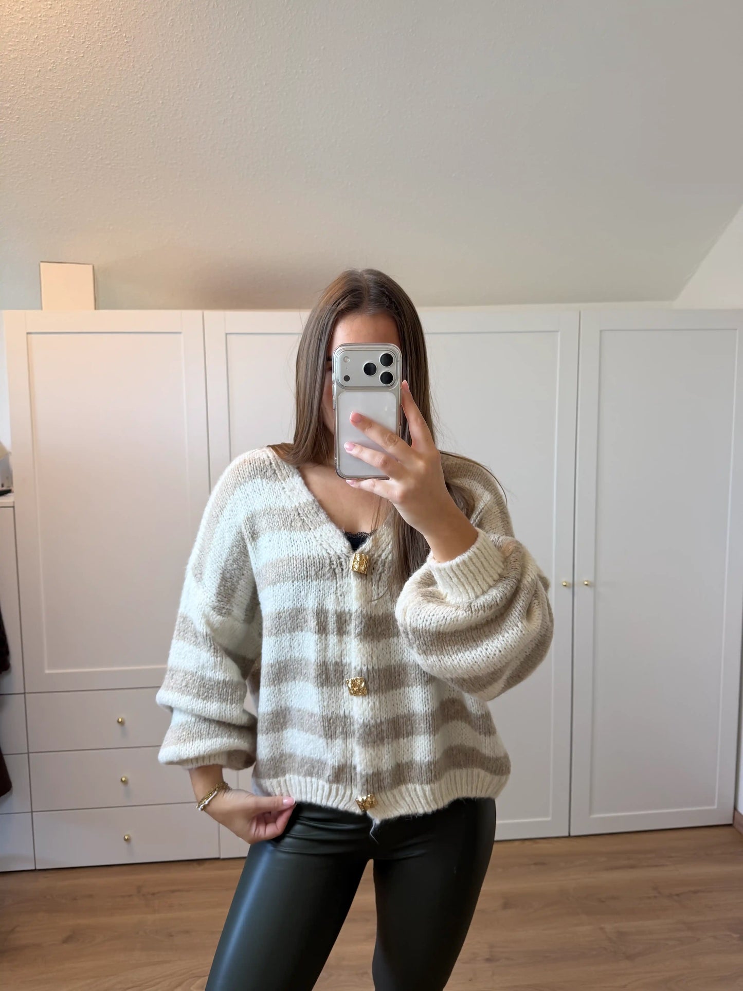 Cardigan "Glam" Taupe