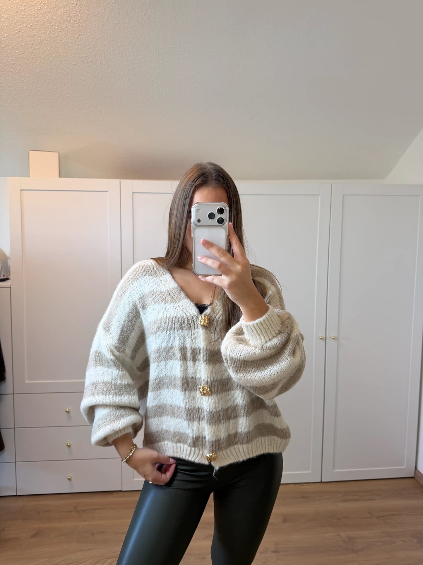 Cardigan "Glam" Taupe