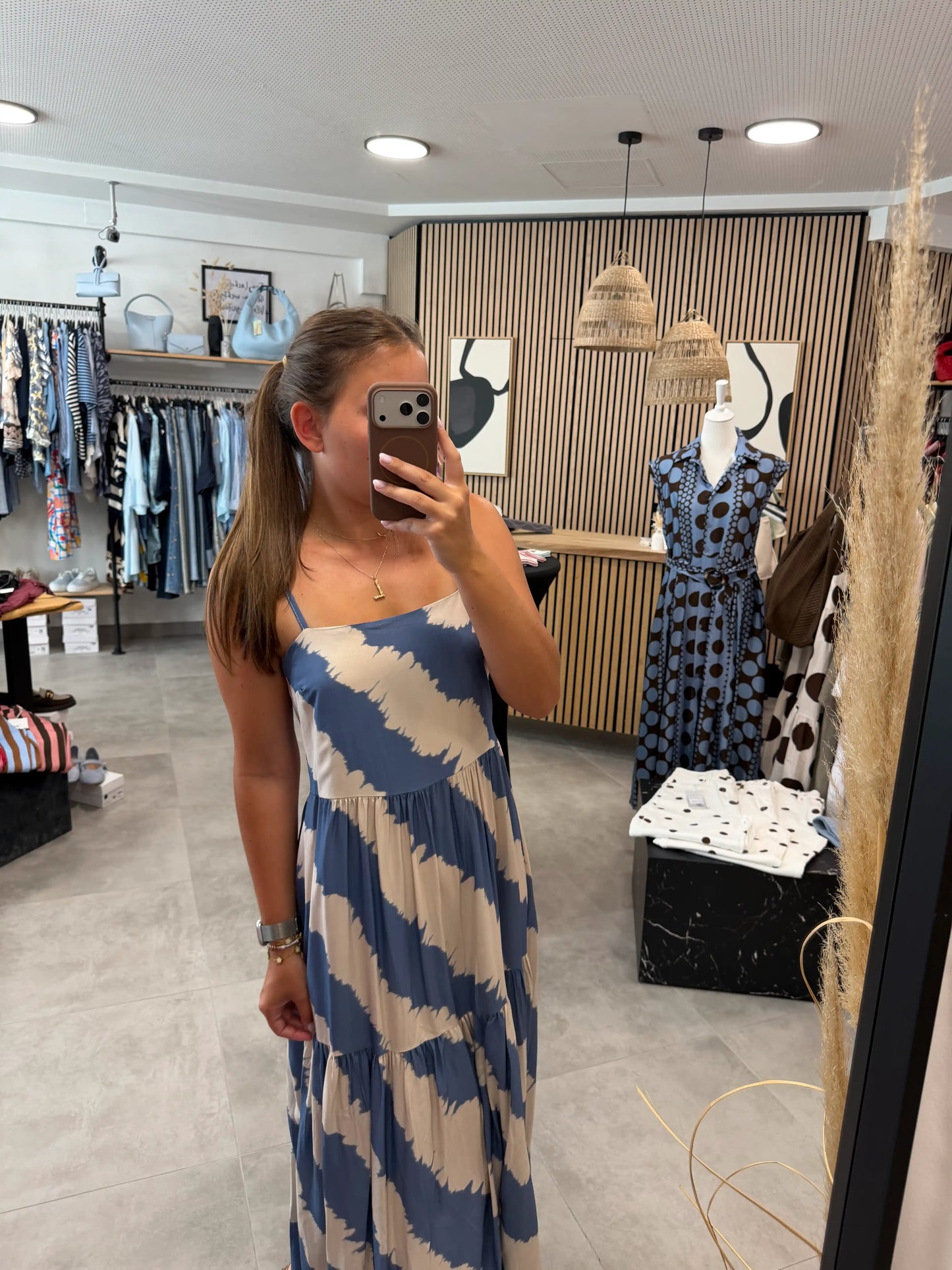 Kleid "River" Blau
