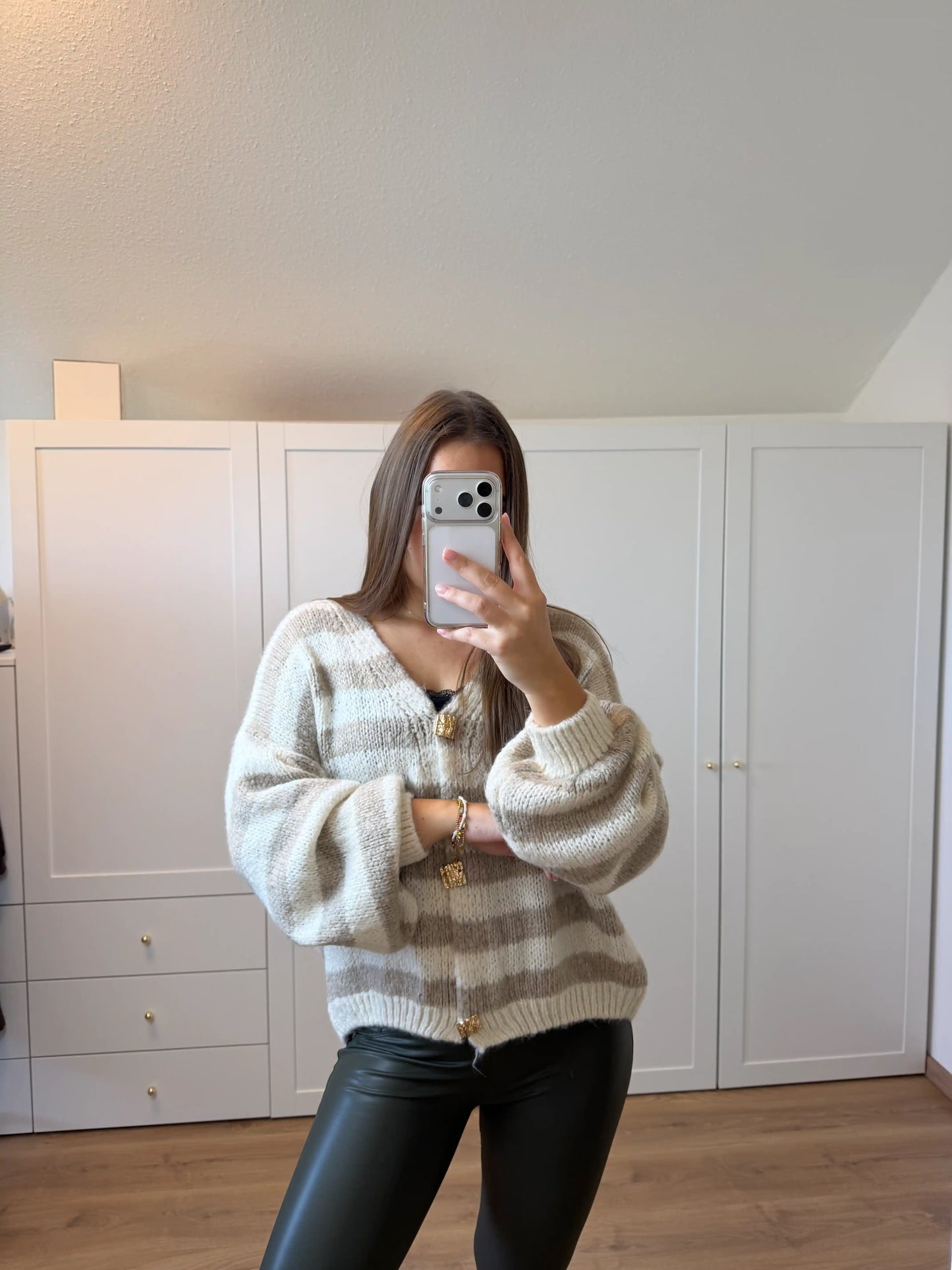 Cardigan "Glam" Taupe