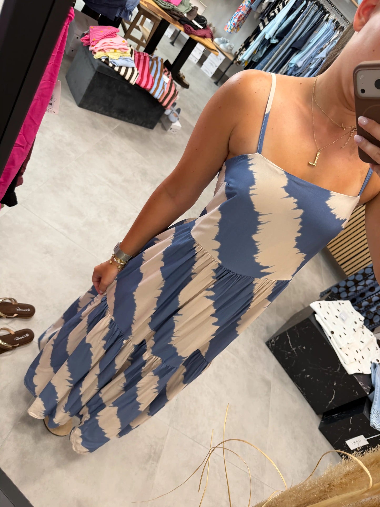Kleid "River" Blau