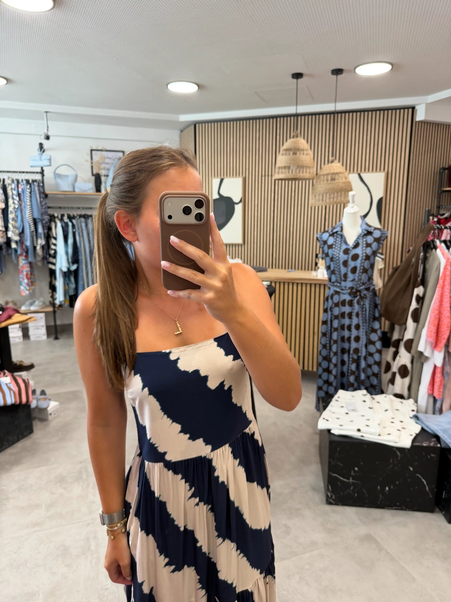 Kleid "River" Dunkelblau