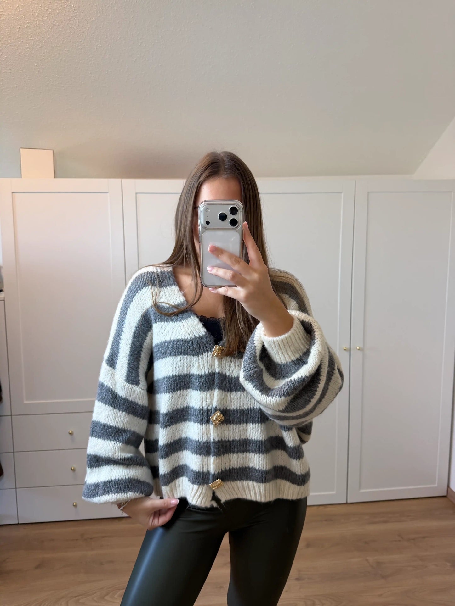 Cardigan "Glam" Grau