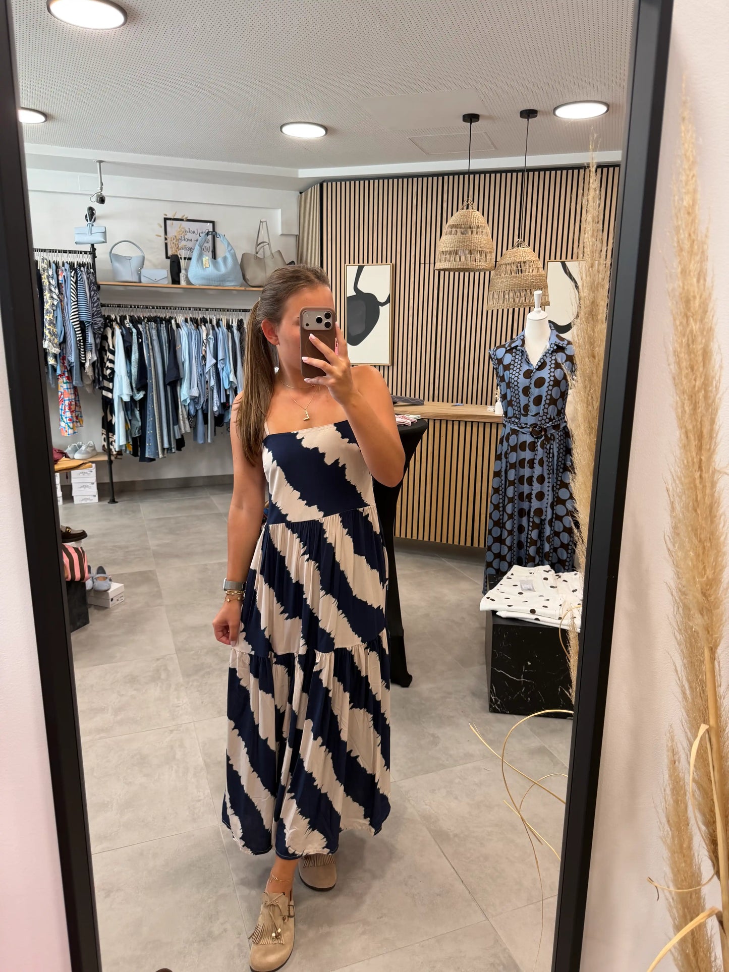 Kleid "River" Dunkelblau