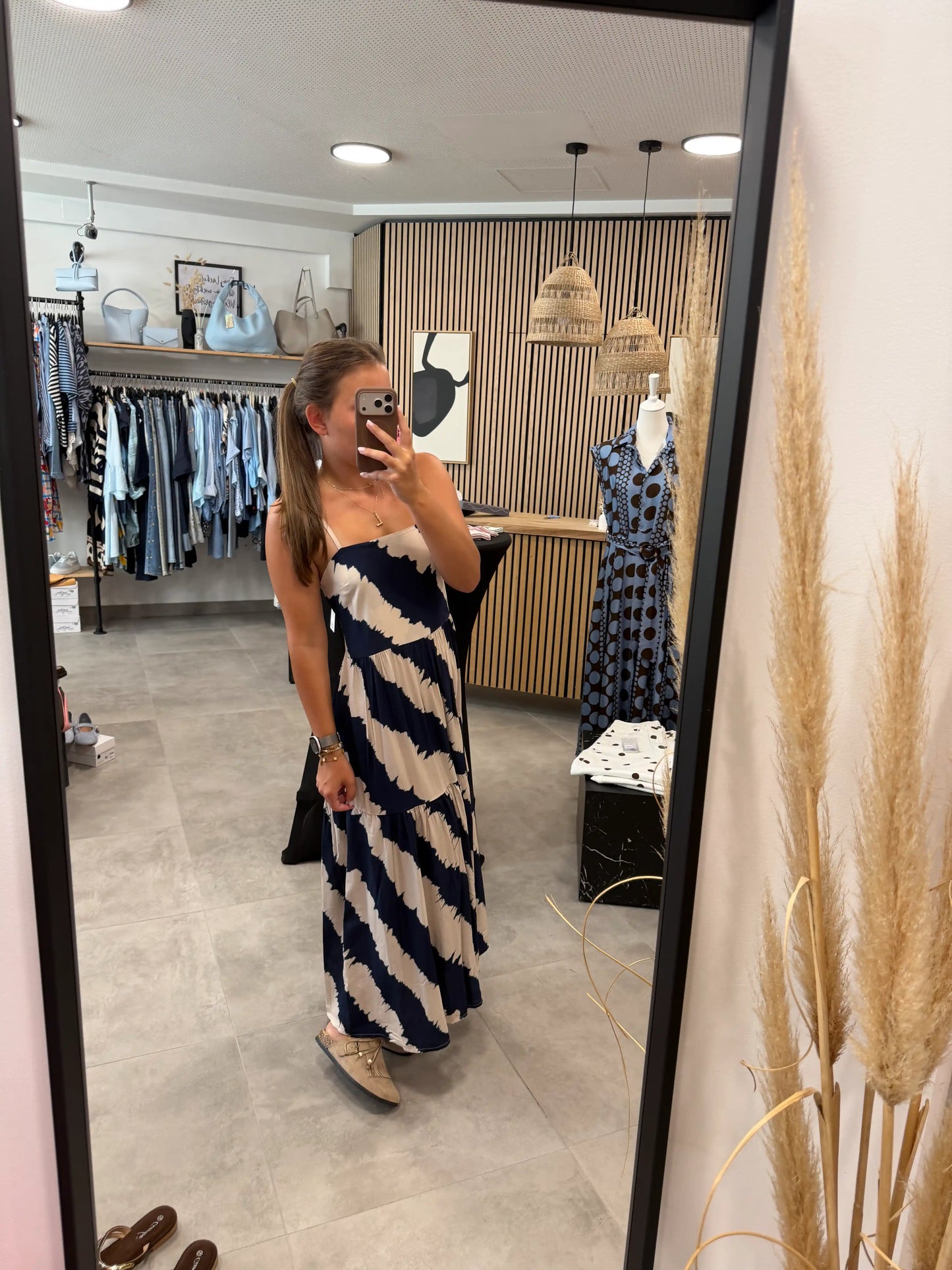 Kleid "River" Dunkelblau