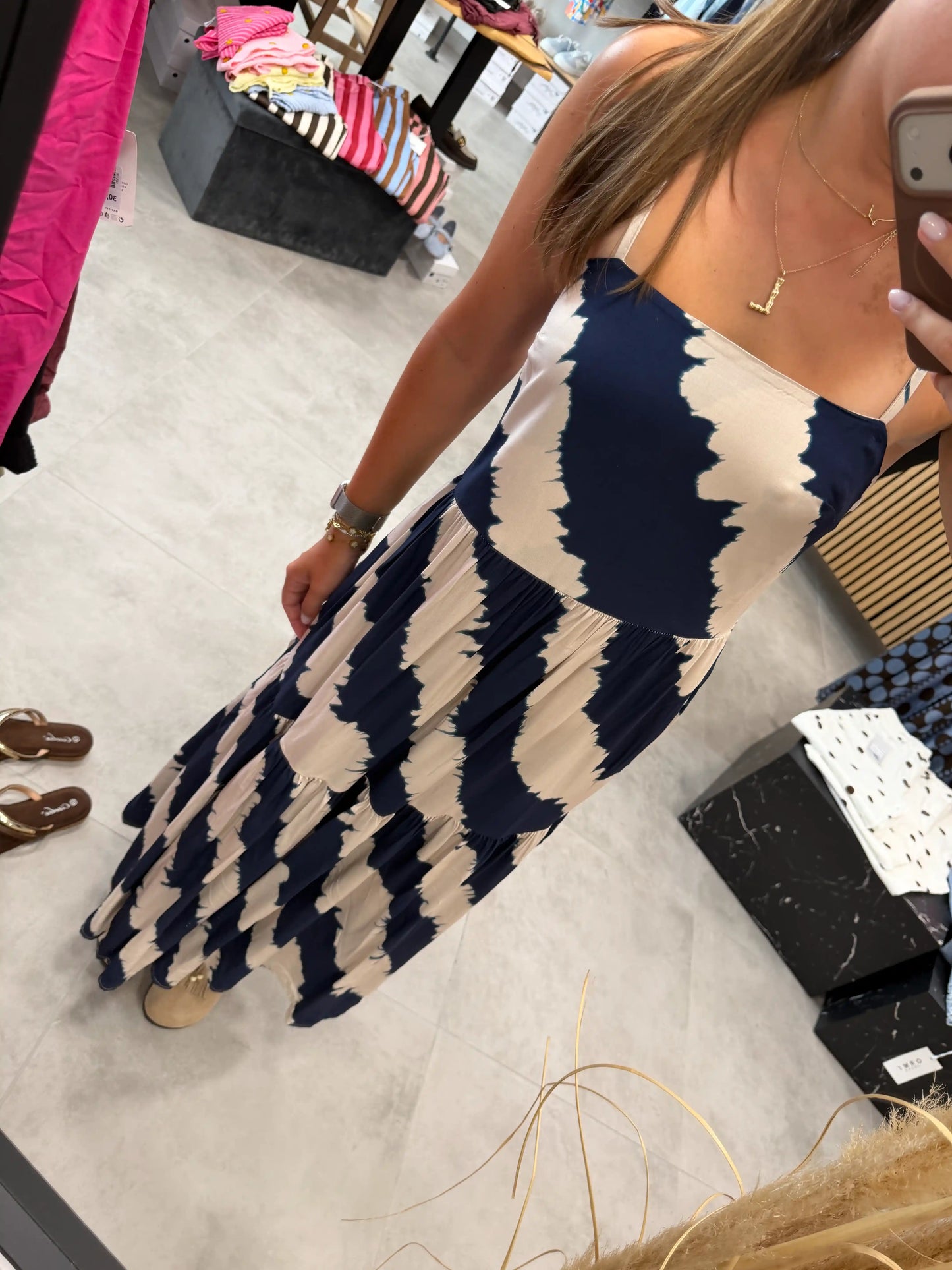 Kleid "River" Dunkelblau