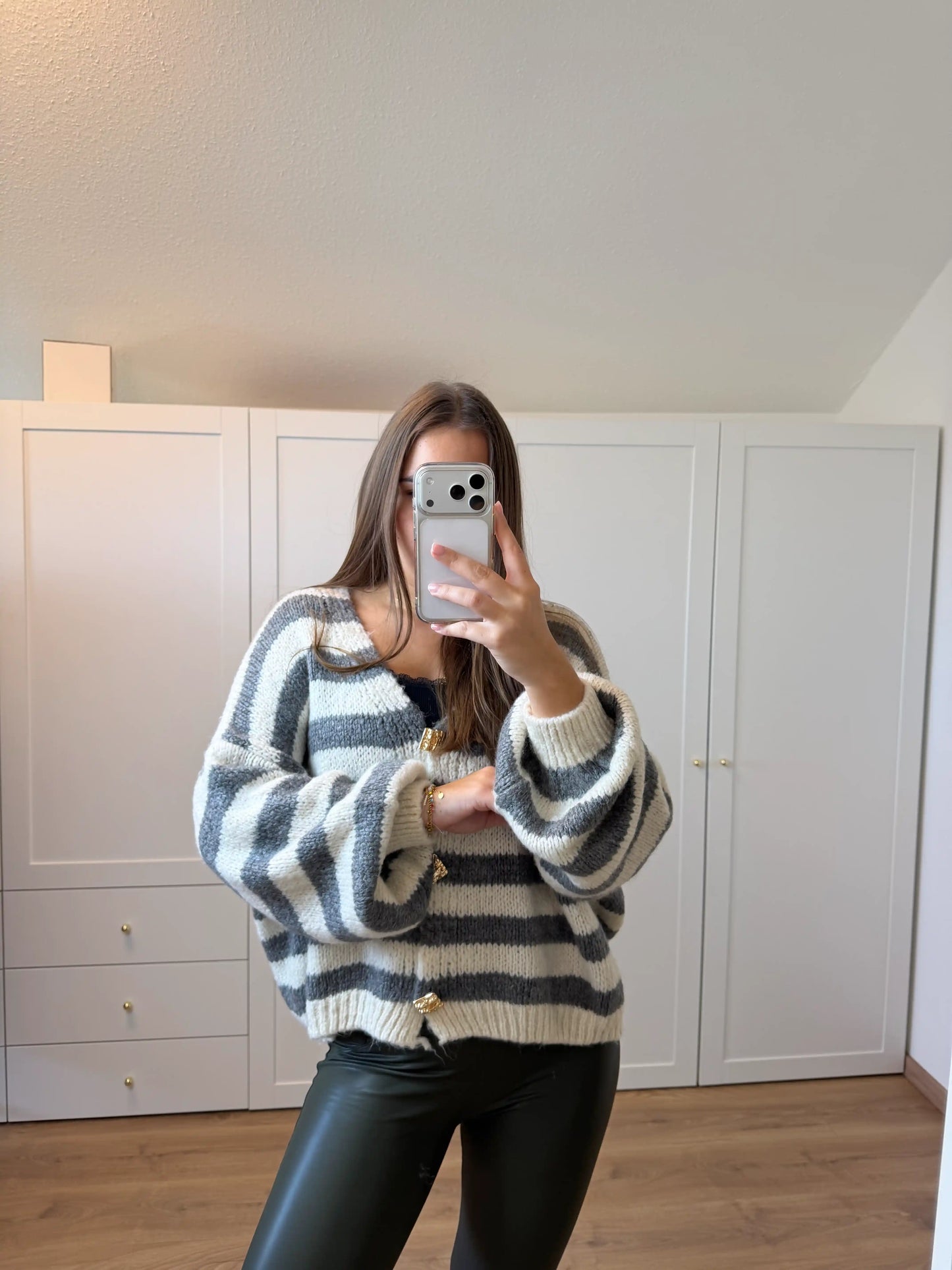 Cardigan "Glam" Grau