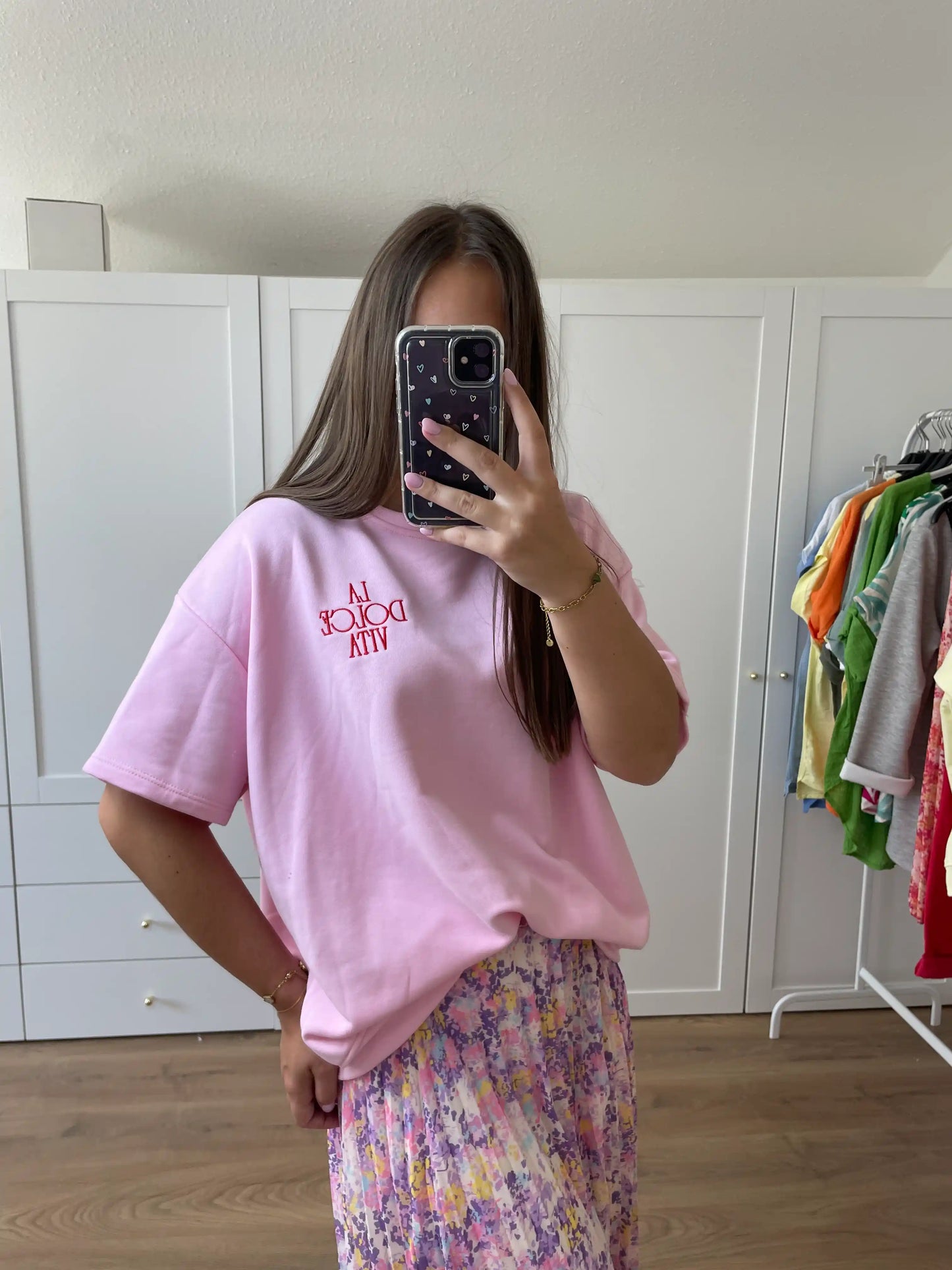 Shirt "La Dolce Vita" Rosa