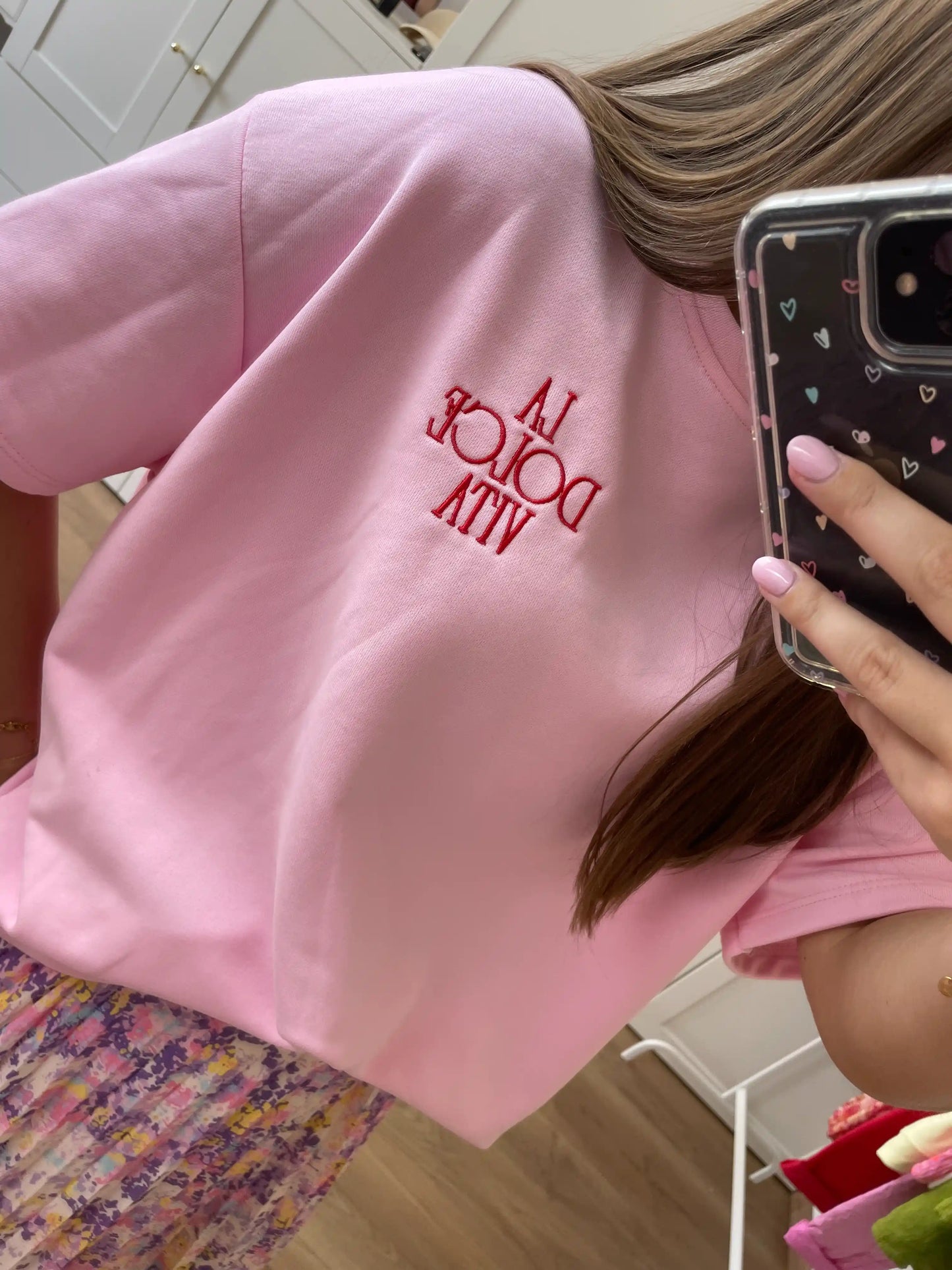 Shirt "La Dolce Vita" Rosa