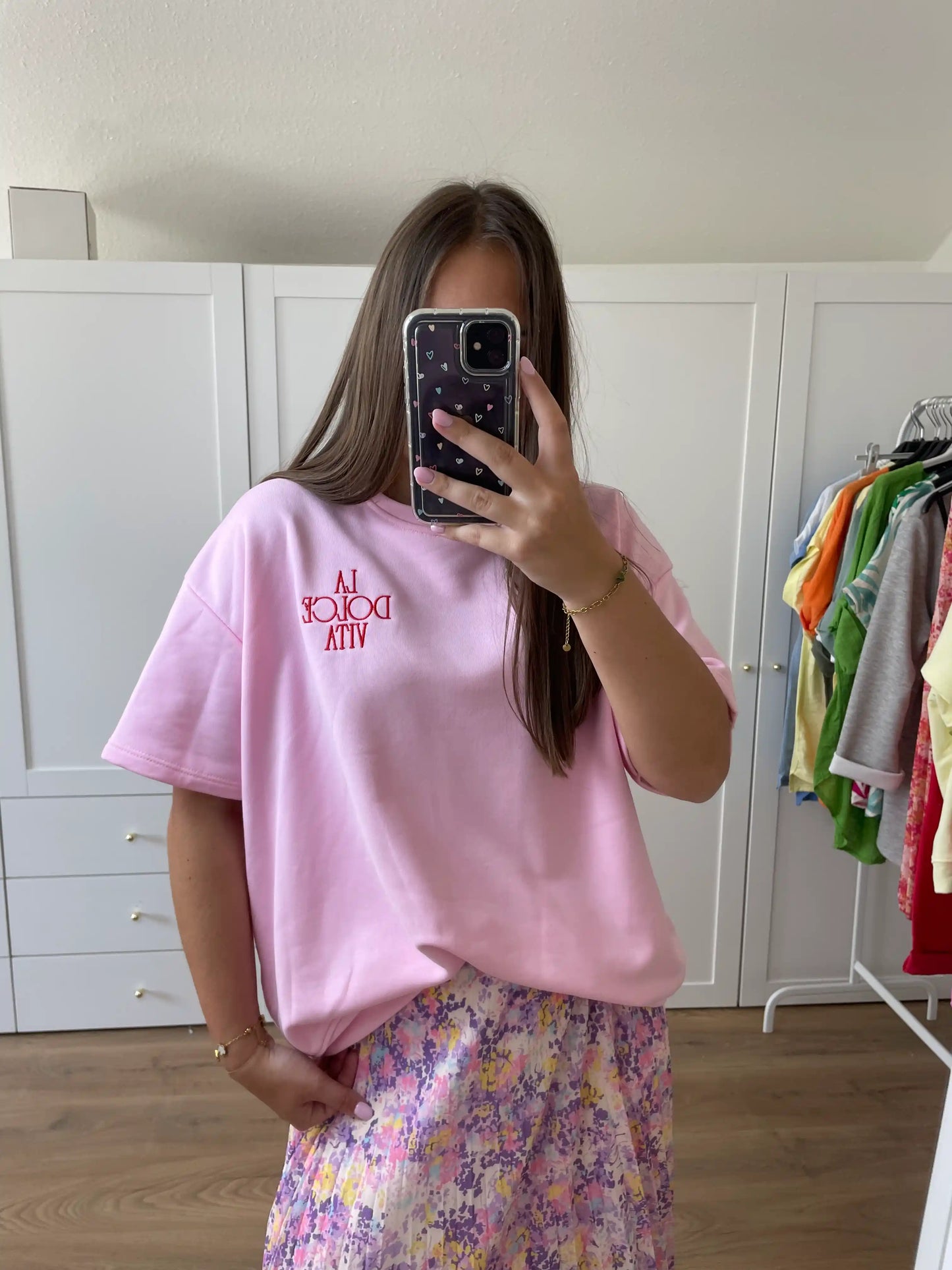 Shirt "La Dolce Vita" Rosa