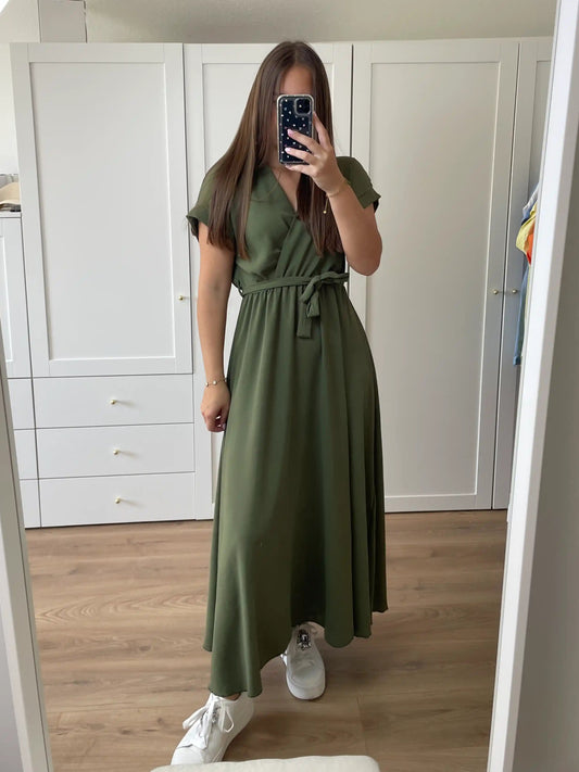 Kleid "Mathilda" Olivegrün