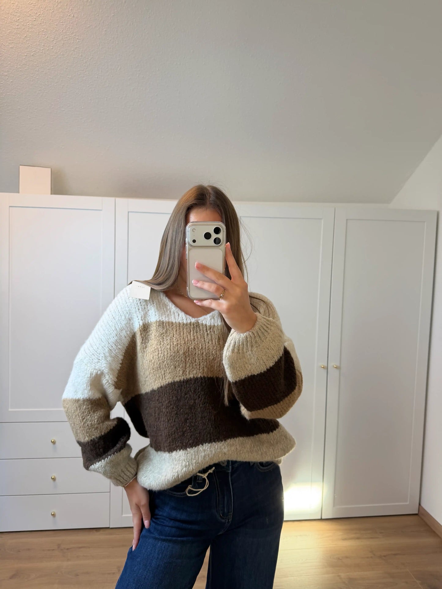 Pullover "Harmony" Hellbraun