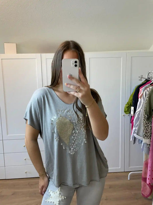 Shirt "Wild Love" Taupe