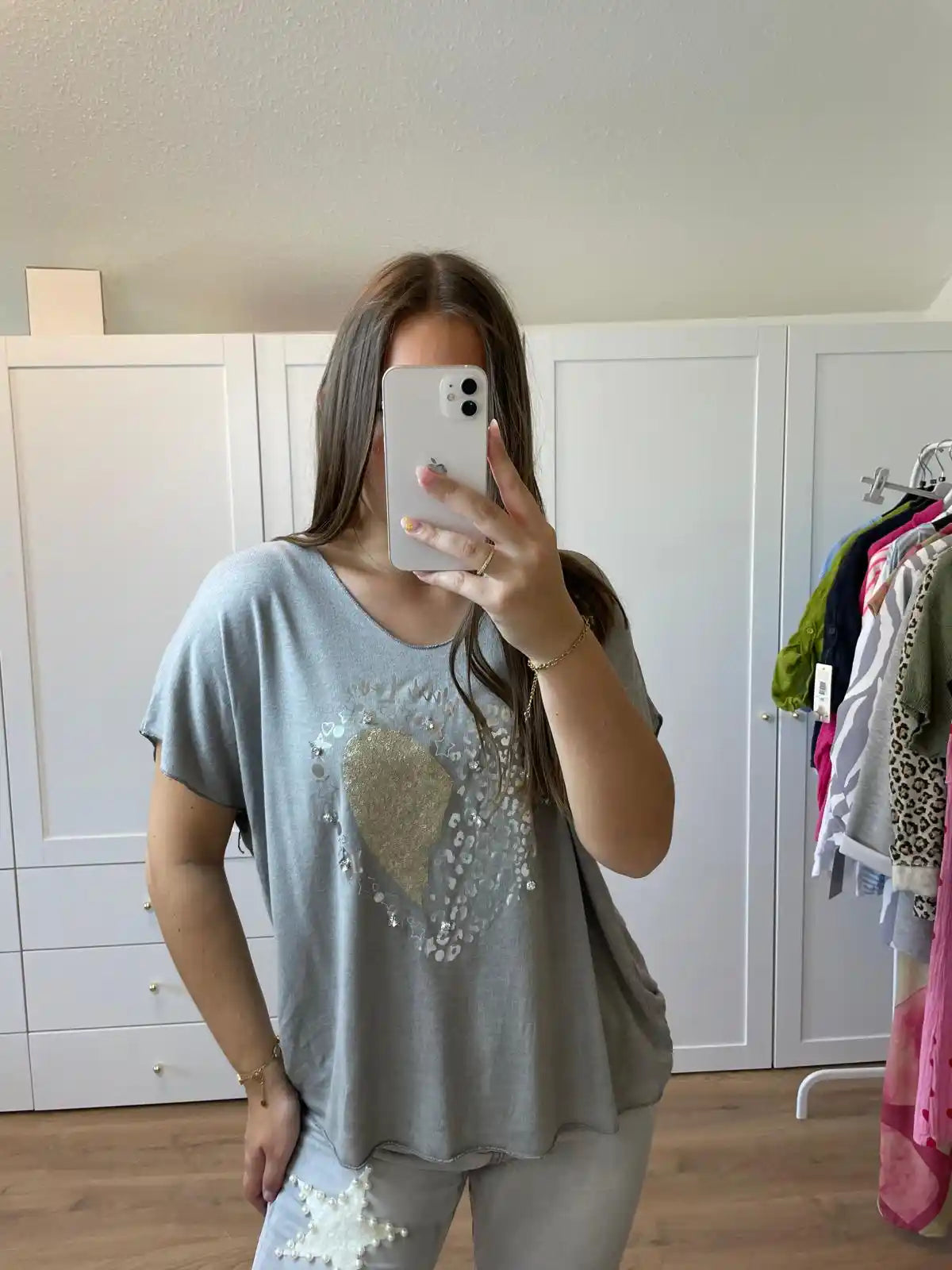 Shirt "Wild Love" Taupe