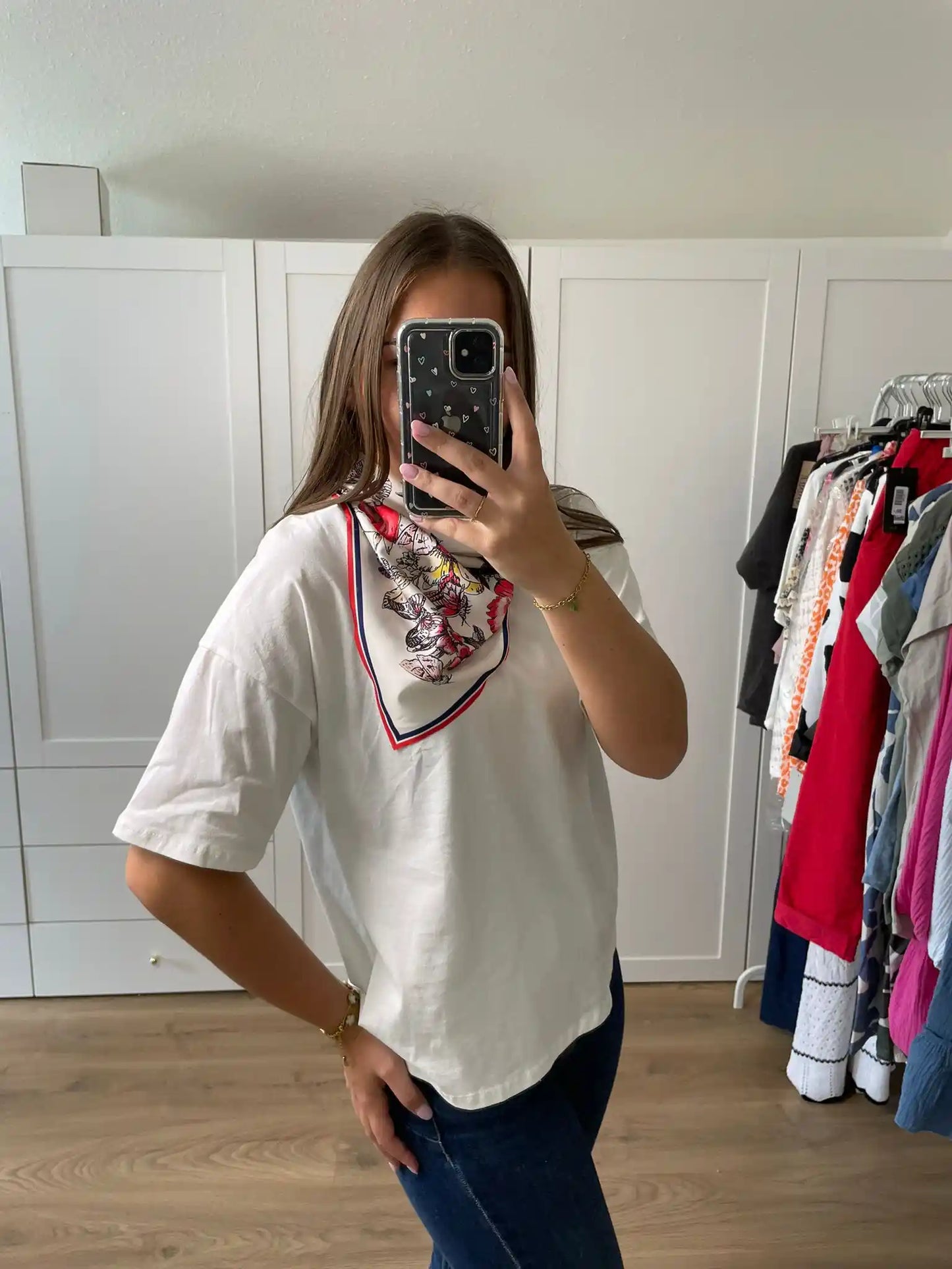 Set - Shirt + Satintuch