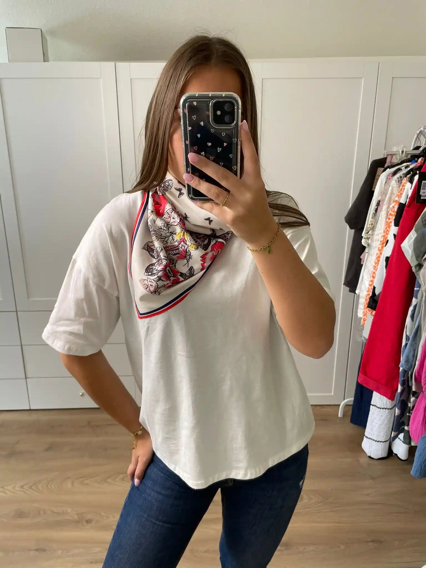 Set - Shirt + Satintuch