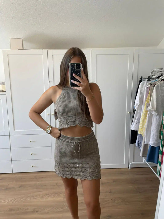 Häkel-Set "Bohosummer" Taupe