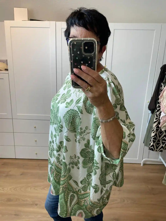 Bluse "Flora" Grün